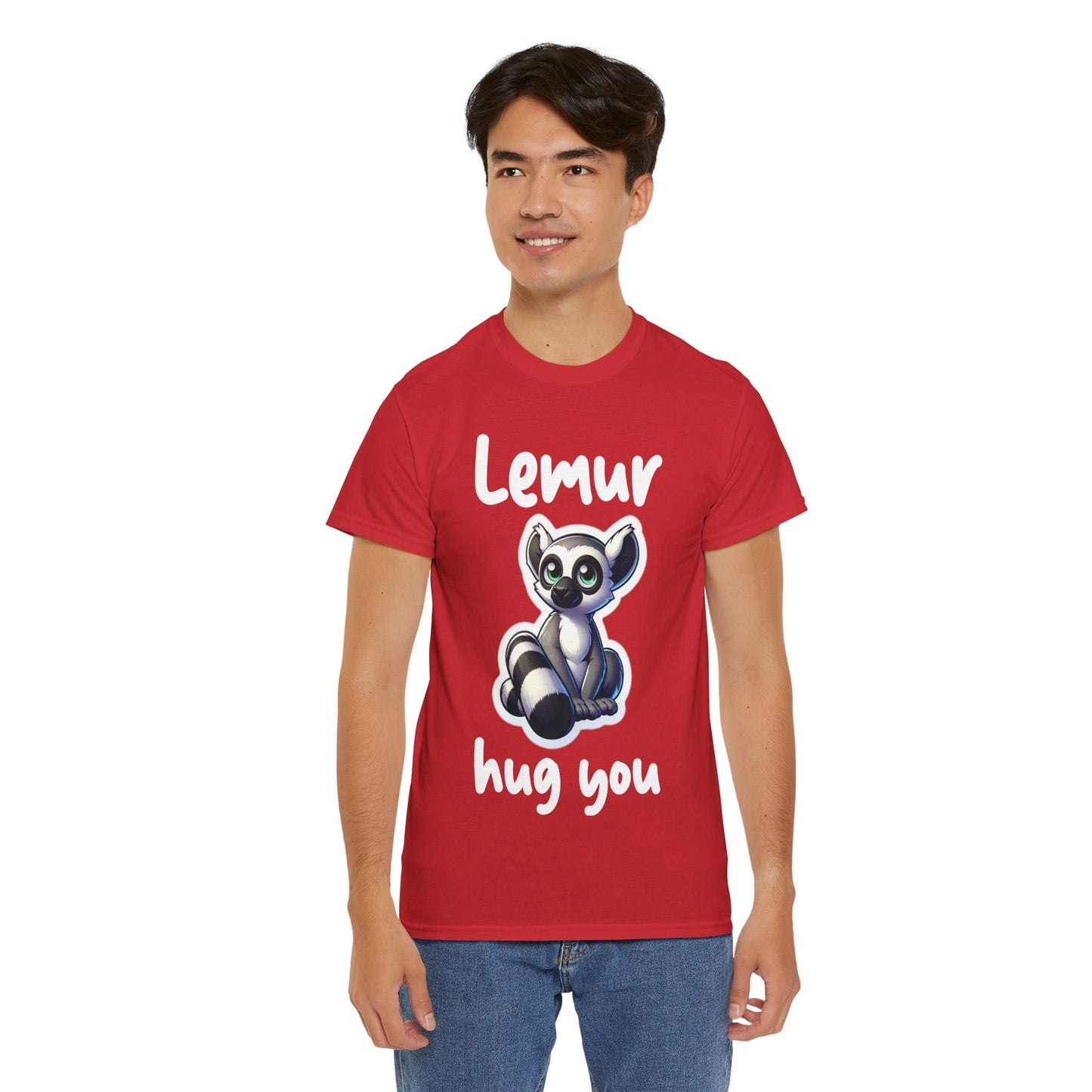 Lemur Hug You Unisex Heavy Cotton Tee