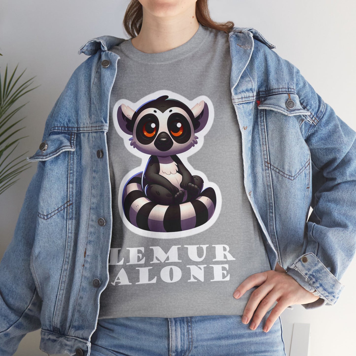 Lemur Alone Unisex Heavy Cotton Tee