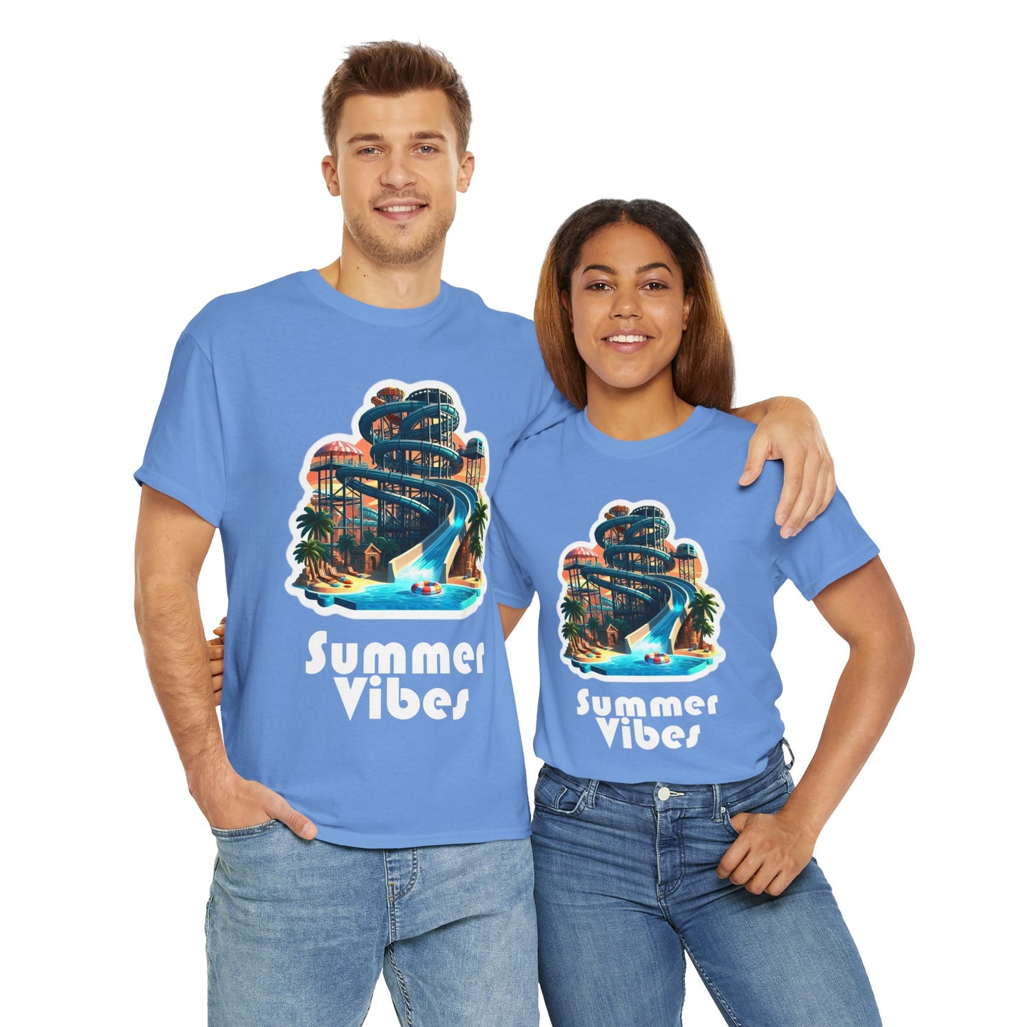 Summer Vibes Unisex Heavy Cotton Tee