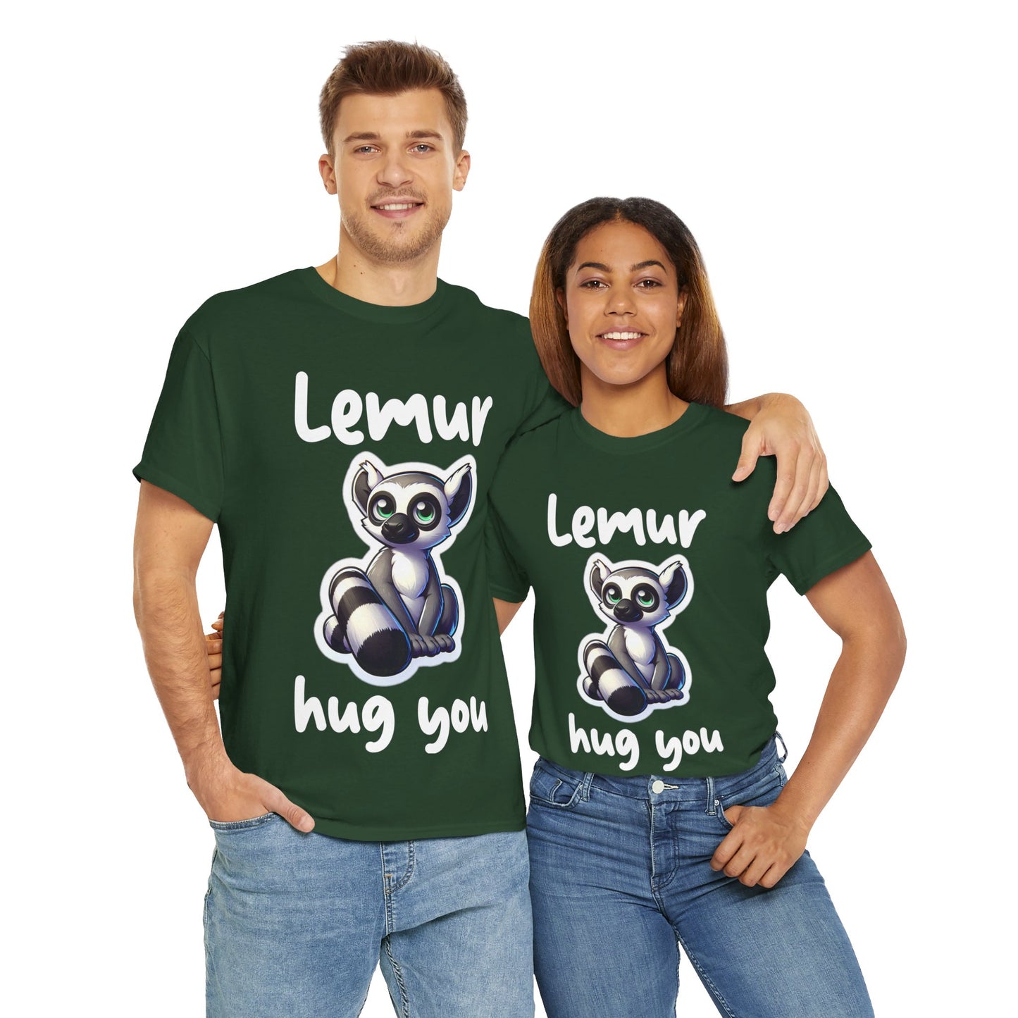 Lemur Hug You Unisex Heavy Cotton Tee