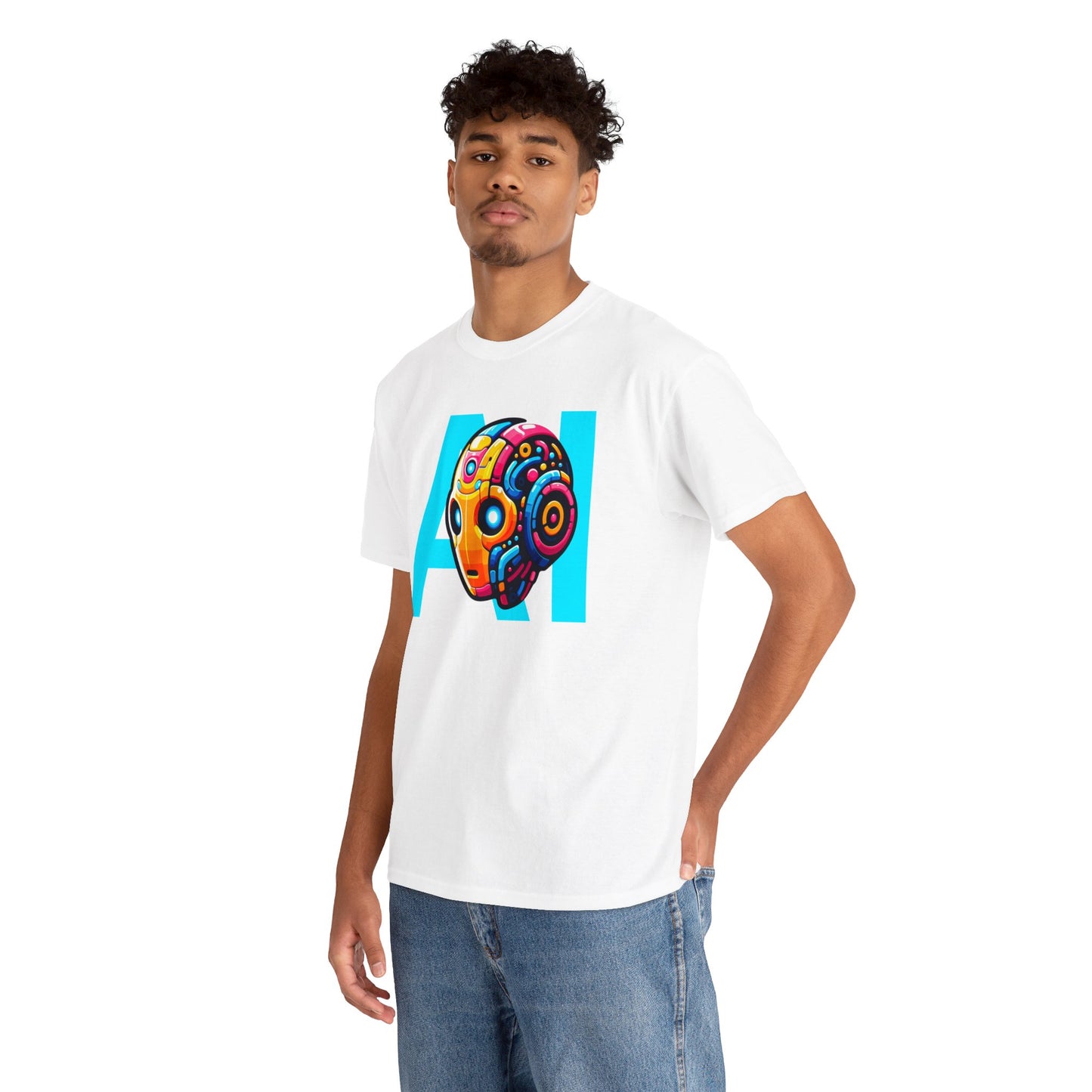 Artificial Intelligence Unisex Heavy Cotton Tee