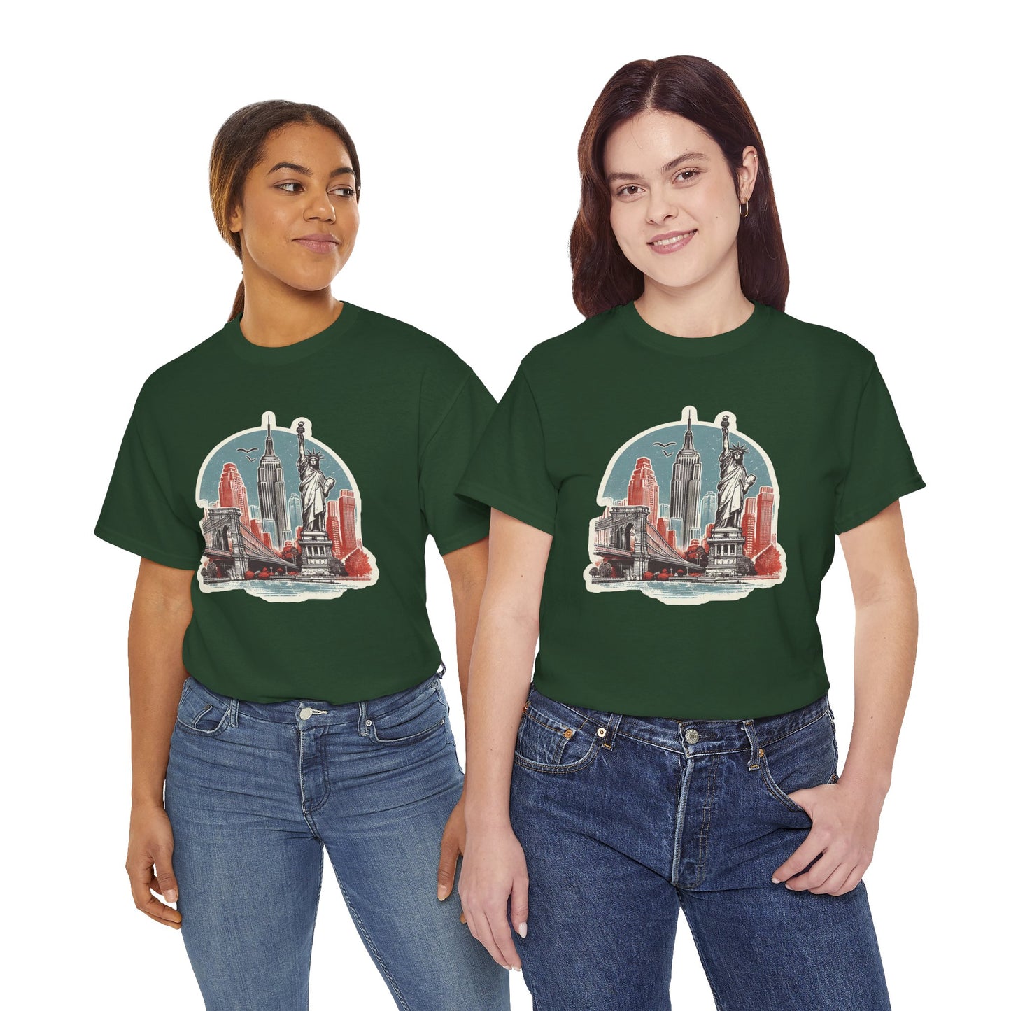 Statue of Liberty Unisex Heavy Cotton Tee