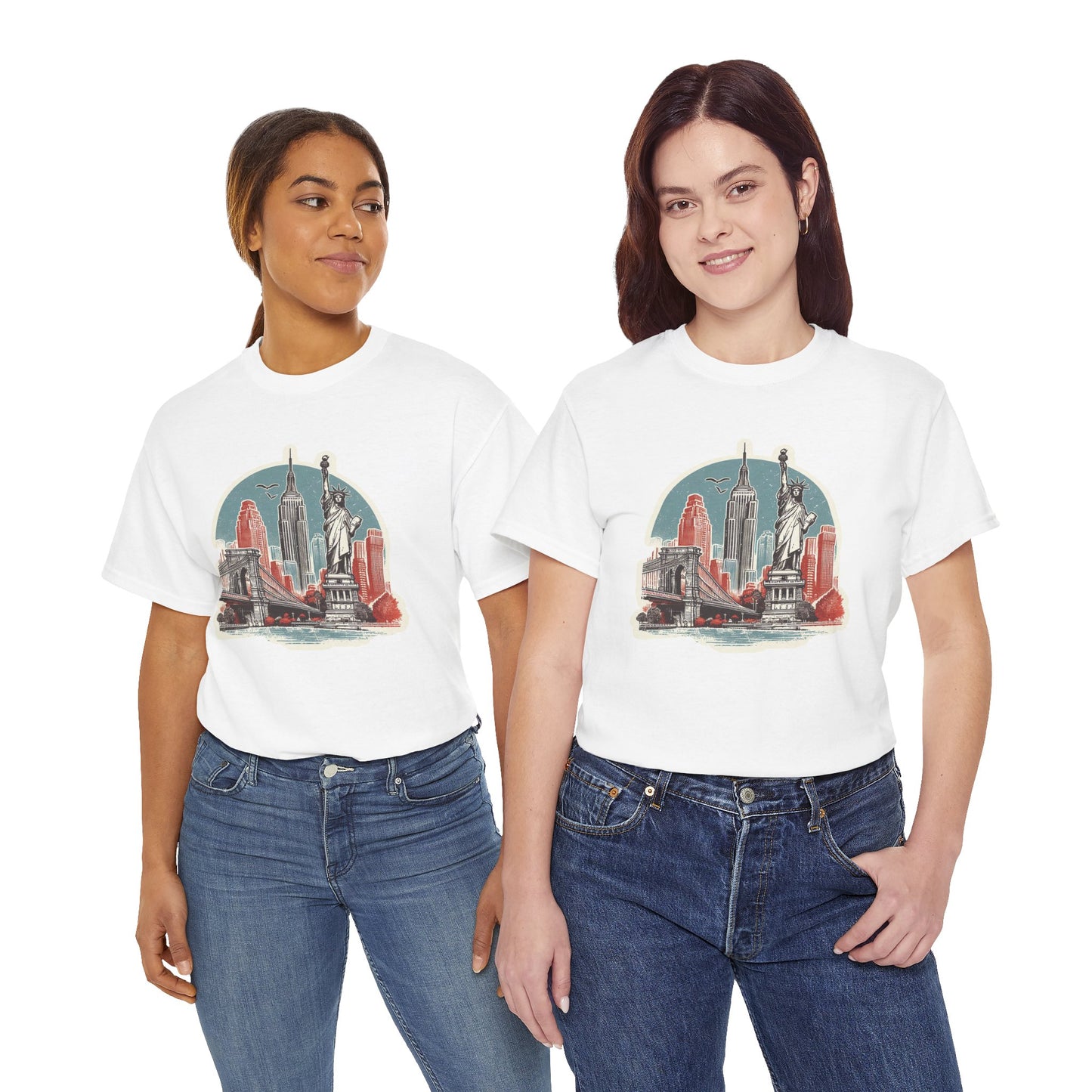 Statue of Liberty Unisex Heavy Cotton Tee