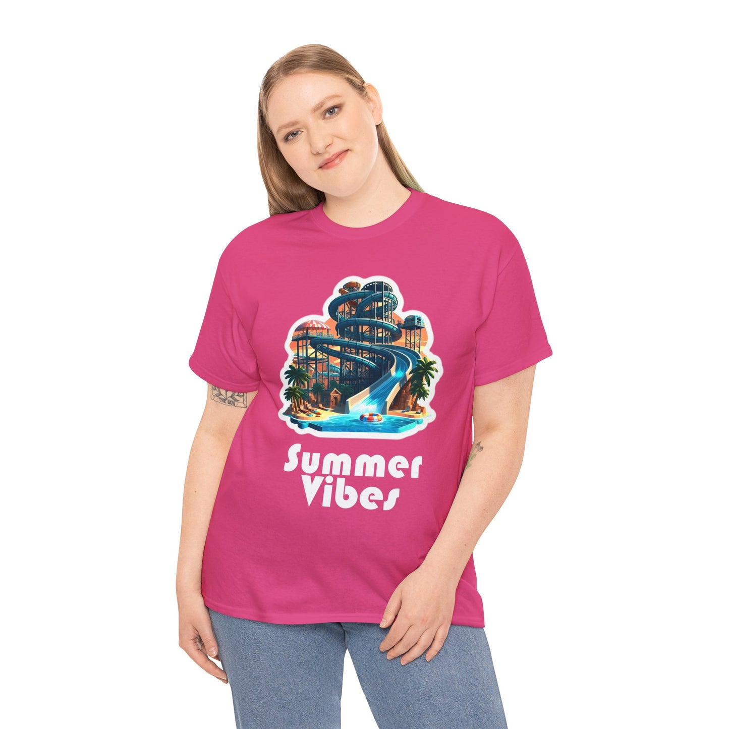 Summer Vibes Unisex Heavy Cotton Tee
