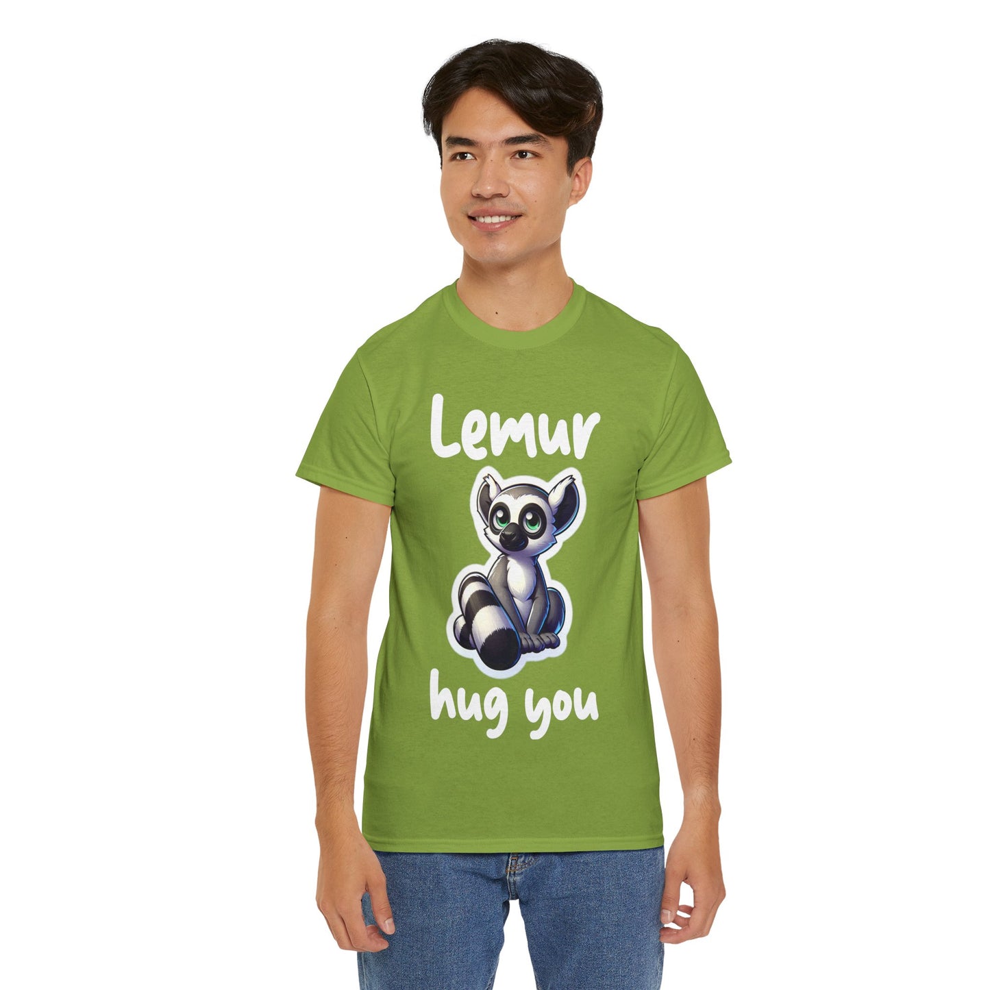 Lemur Hug You Unisex Heavy Cotton Tee