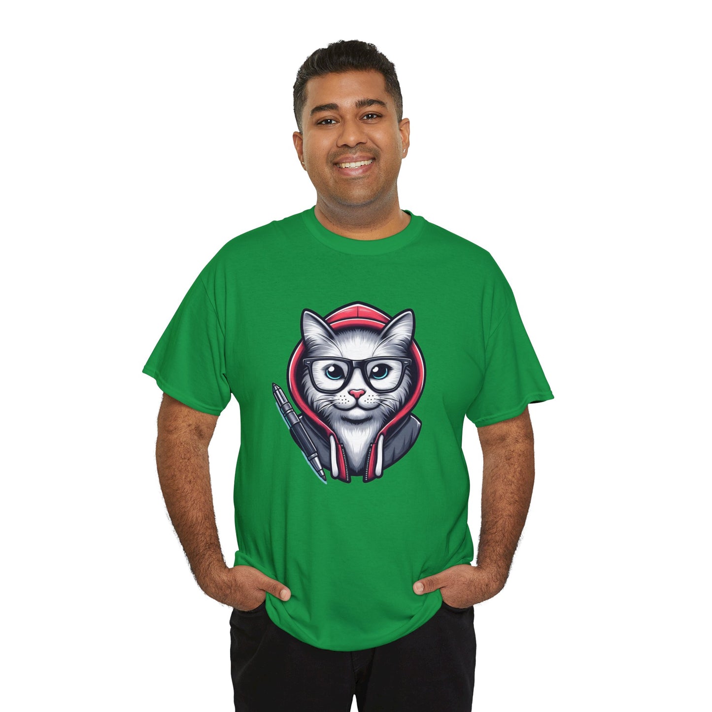 Miau back to school Unisex Heavy Cotton Tee