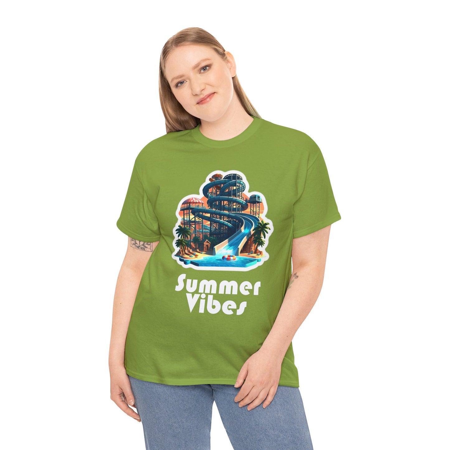 Summer Vibes Unisex Heavy Cotton Tee
