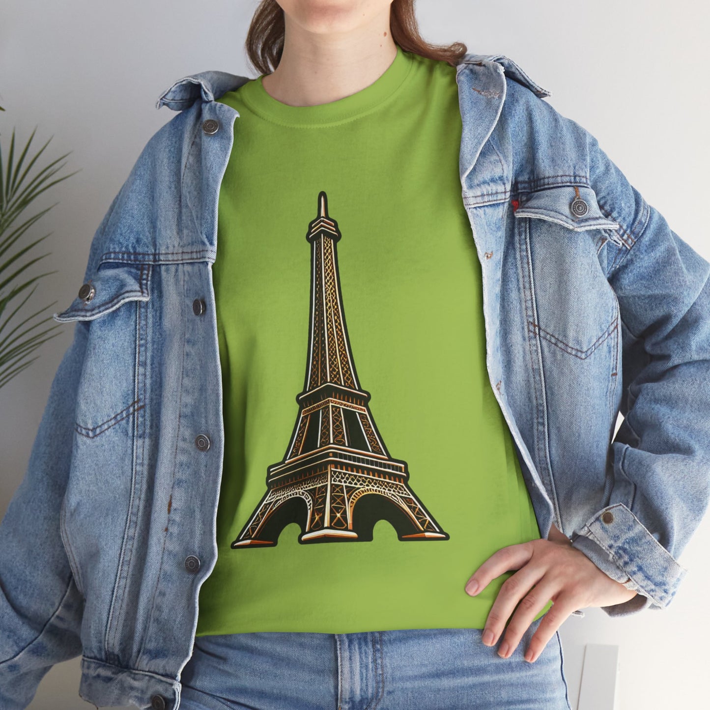 The Eiffel Tower Unisex Heavy Cotton Tee