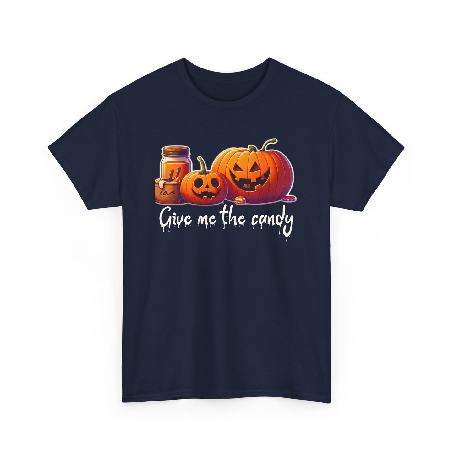 Give me the Candy Halloween Unisex Heavy Cotton Tee