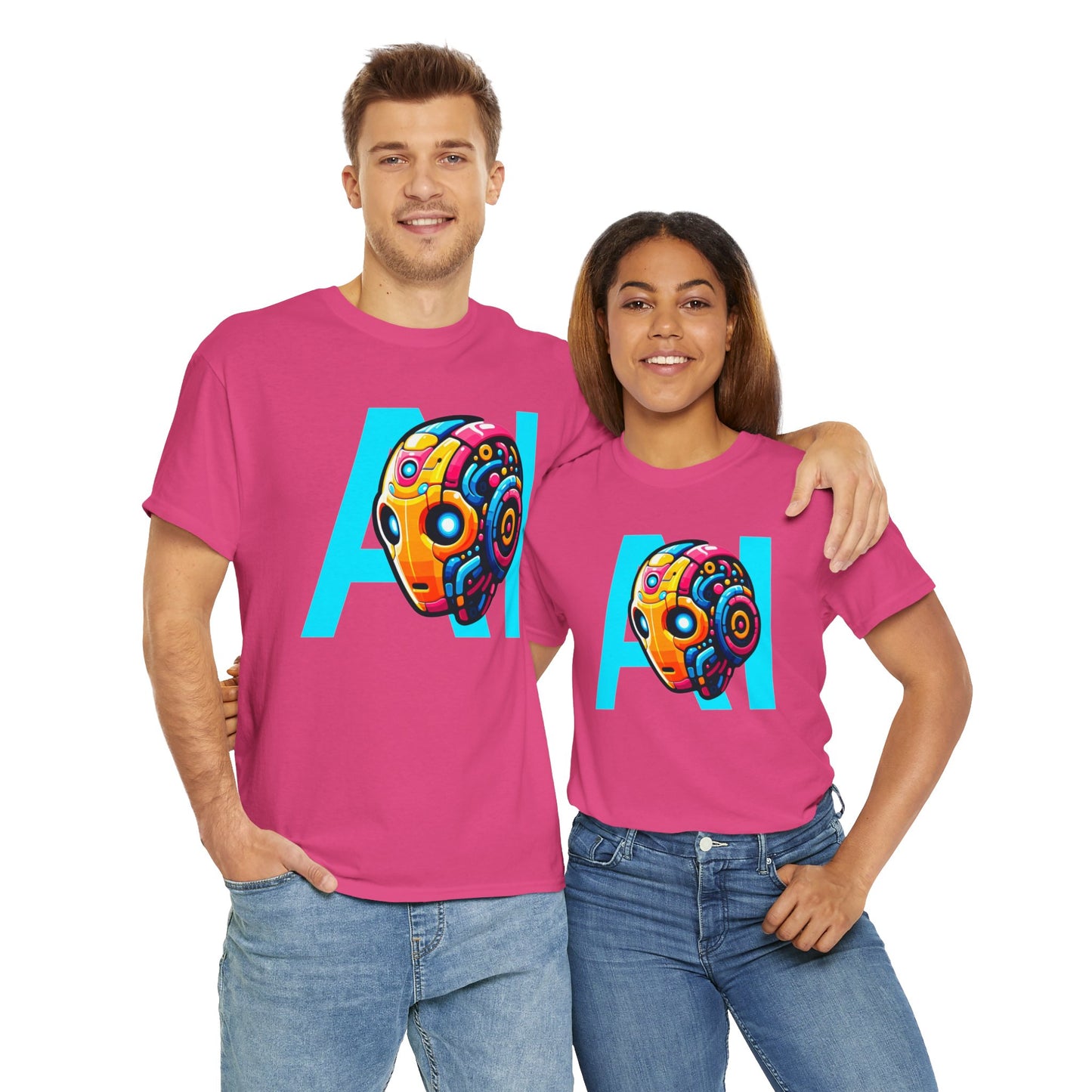 Artificial Intelligence Unisex Heavy Cotton Tee