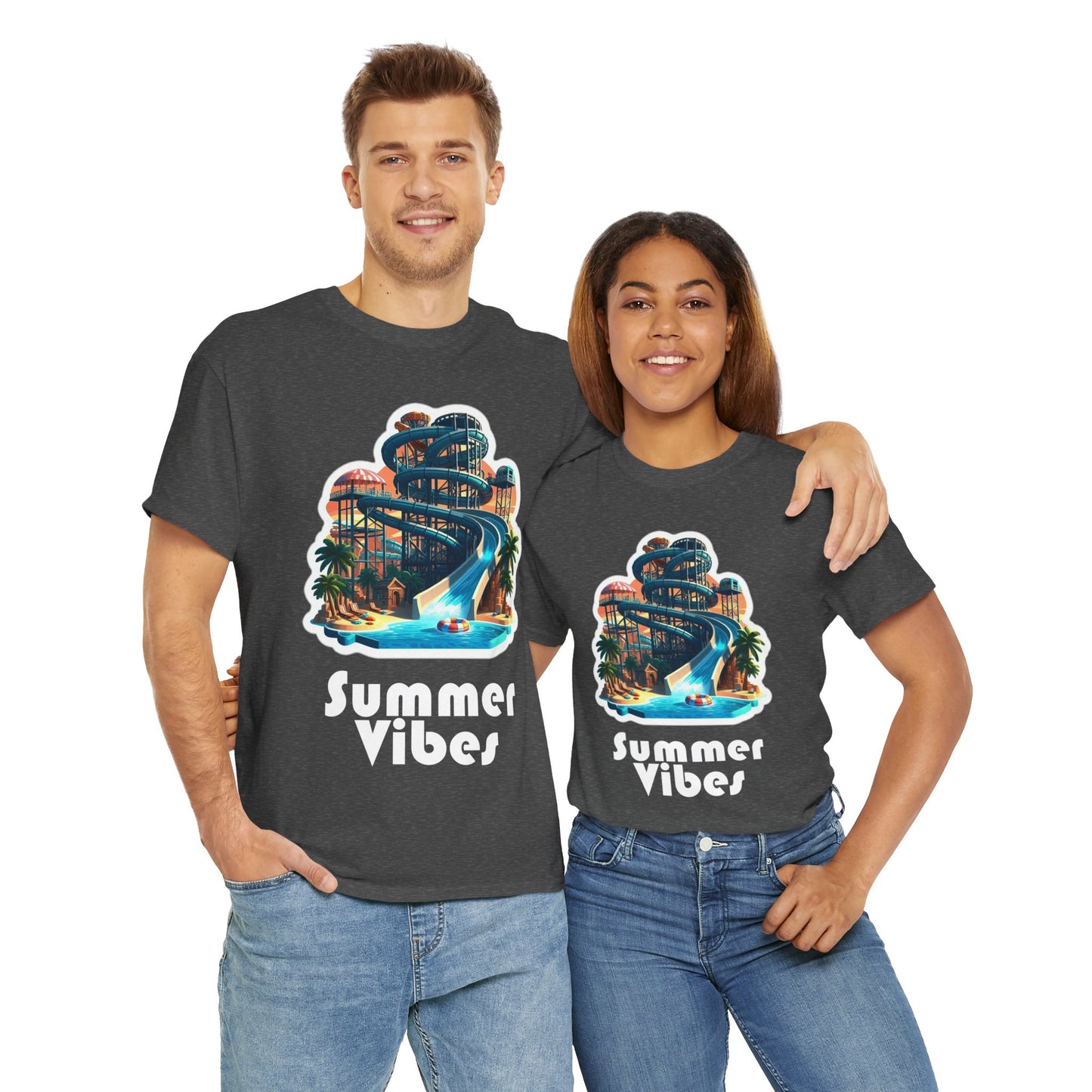 Summer Vibes Unisex Heavy Cotton Tee