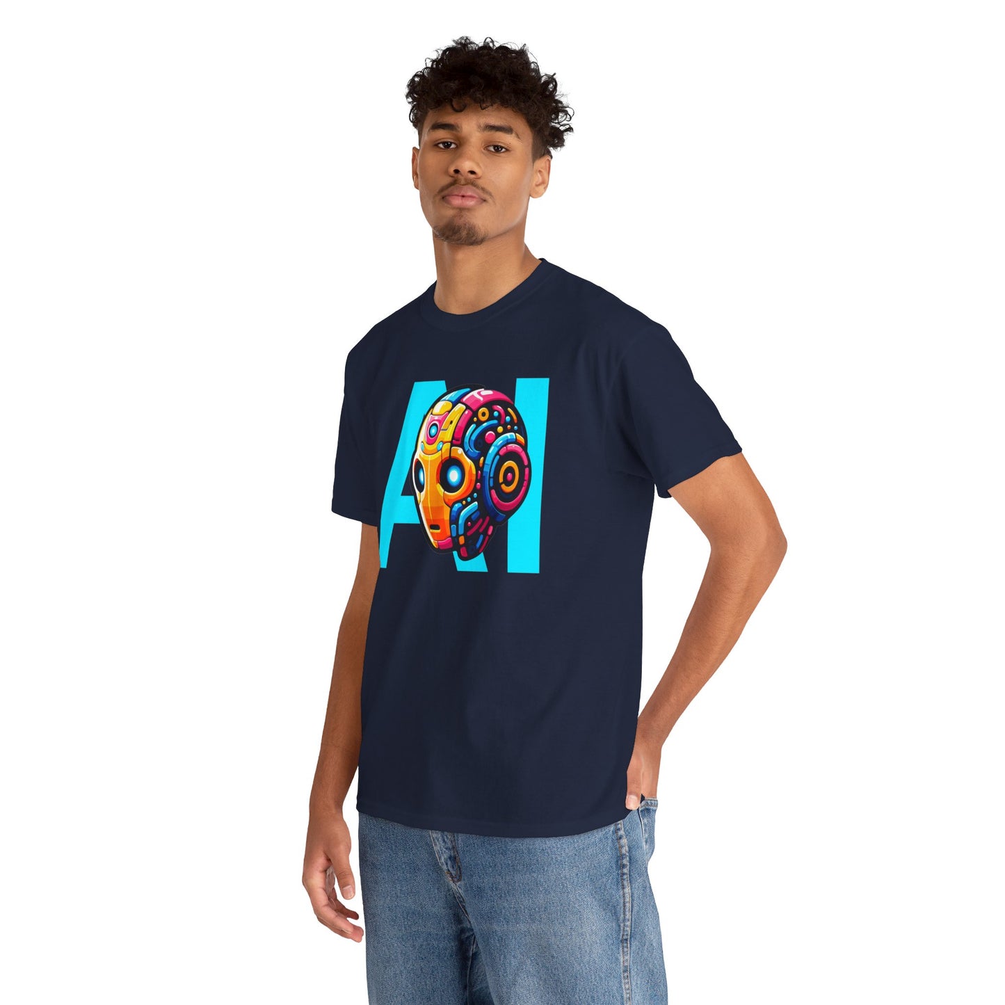 Artificial Intelligence Unisex Heavy Cotton Tee