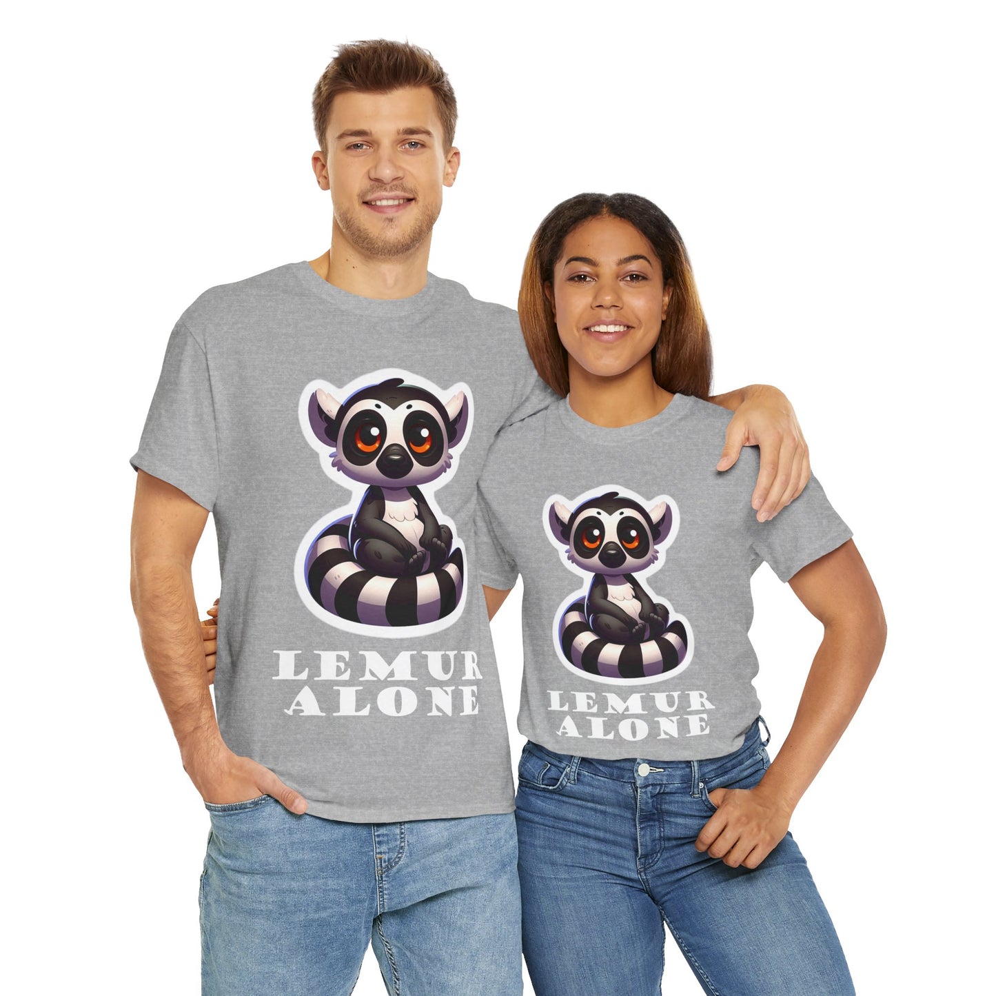 Lemur Alone Unisex Heavy Cotton Tee