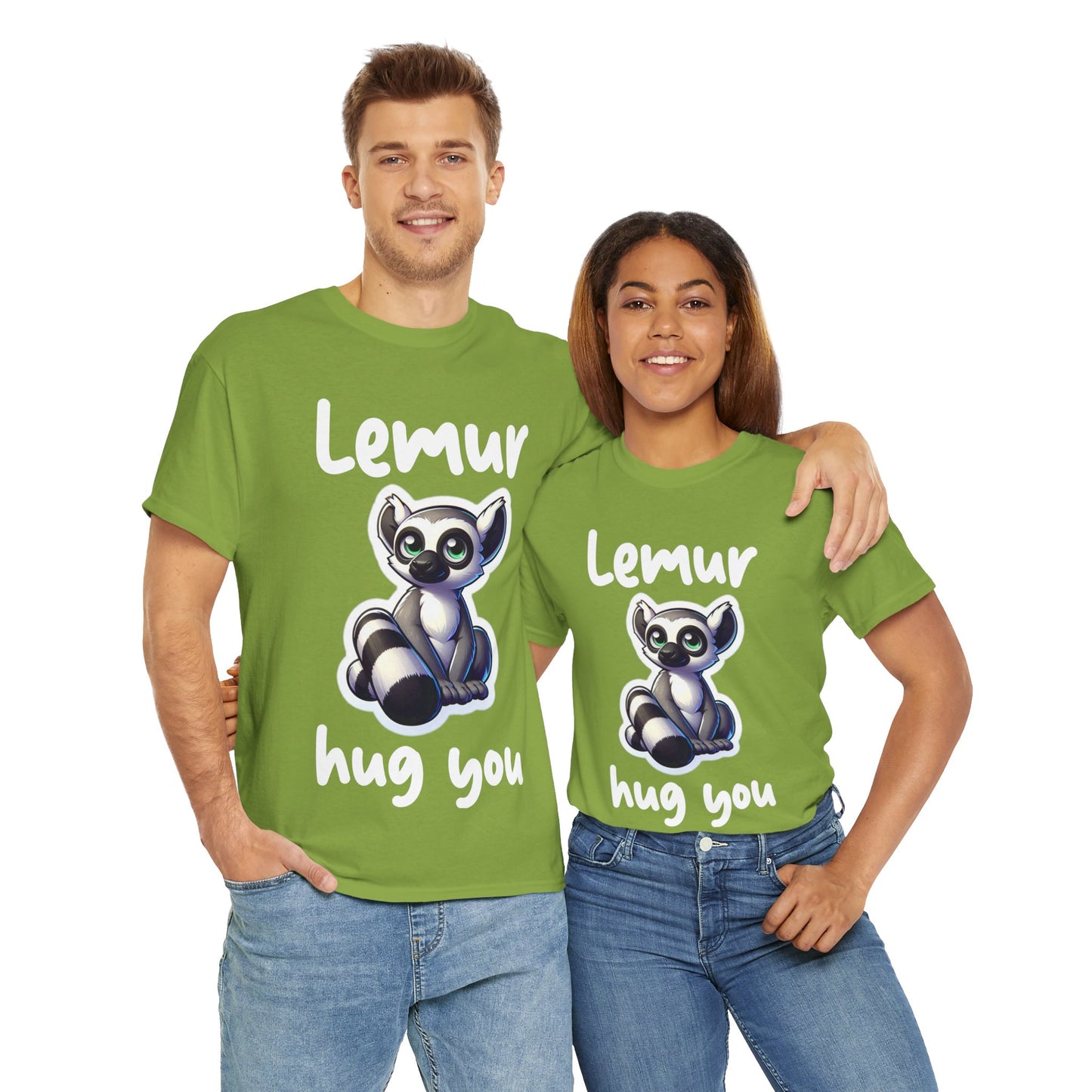 Lemur Hug You Unisex Heavy Cotton Tee