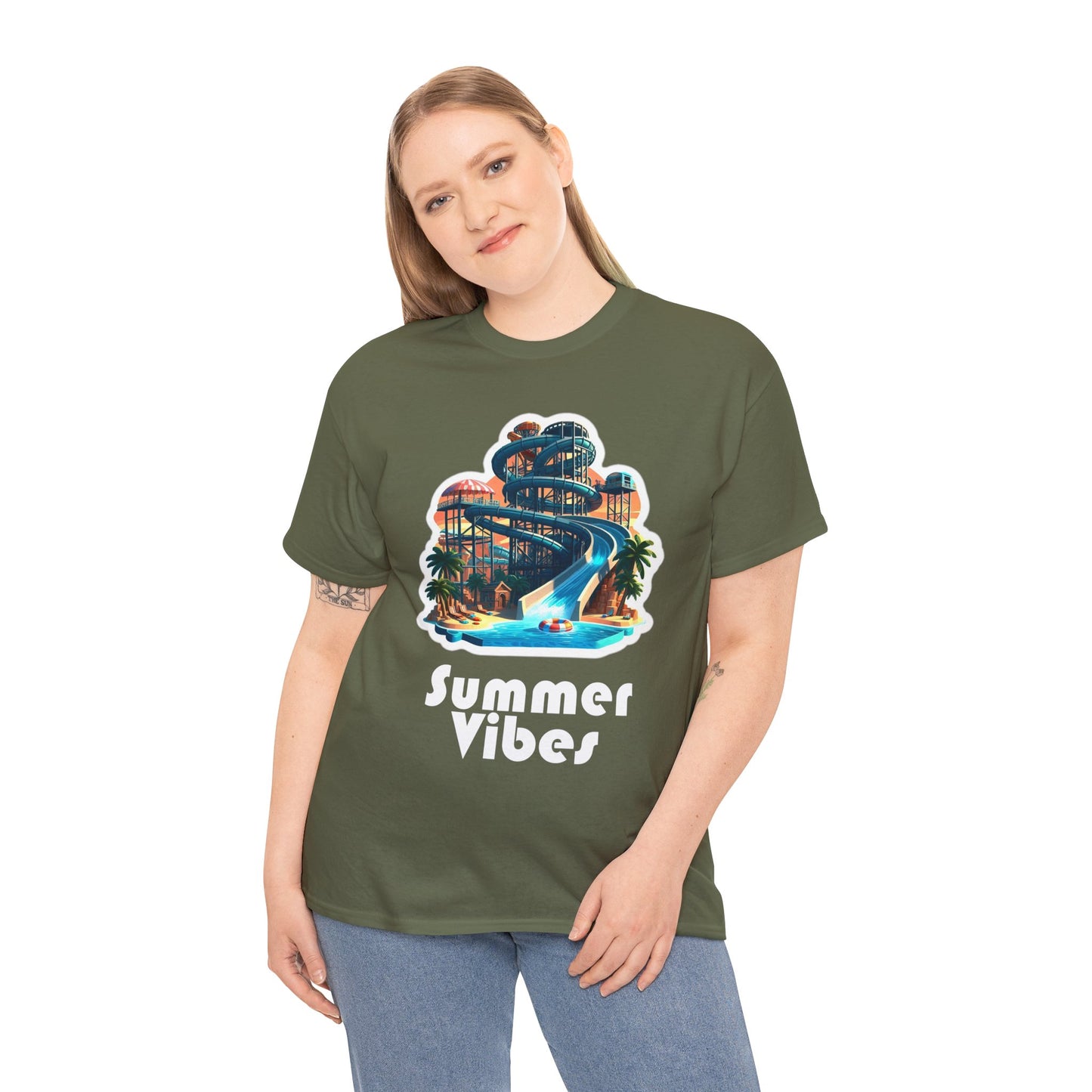 Summer Vibes Unisex Heavy Cotton Tee