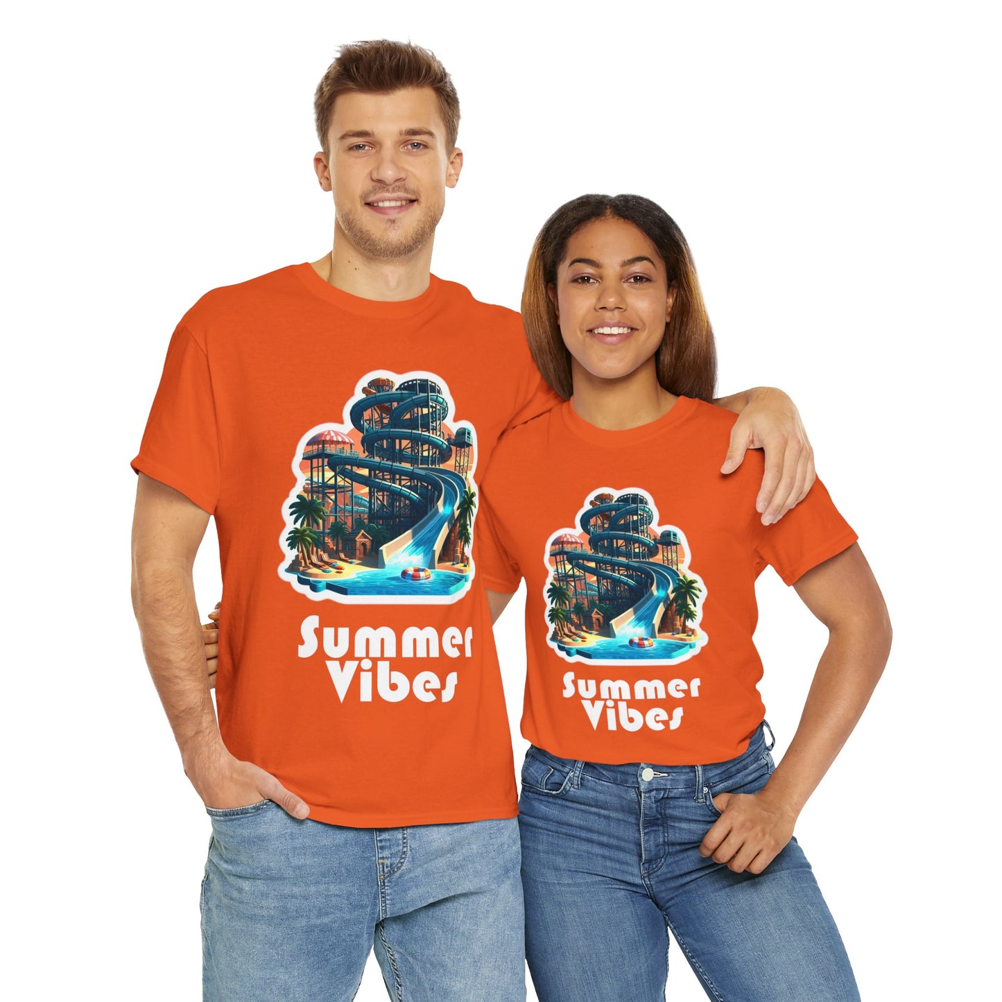 Summer Vibes Unisex Heavy Cotton Tee