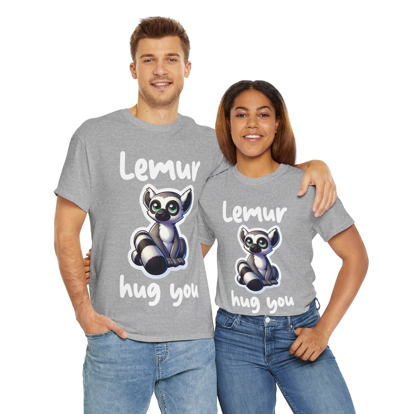 Lemur Hug You Unisex Heavy Cotton Tee