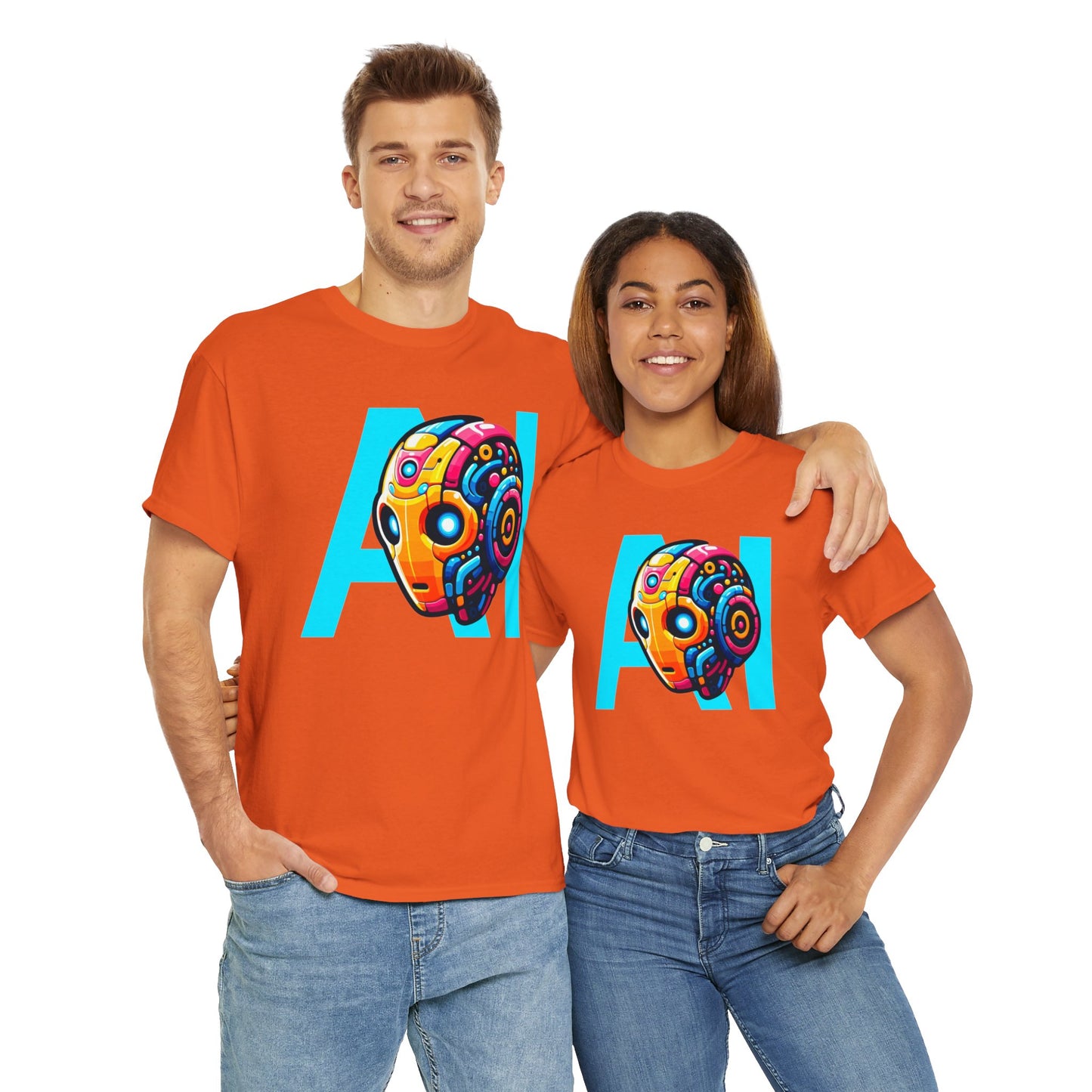 Artificial Intelligence Unisex Heavy Cotton Tee