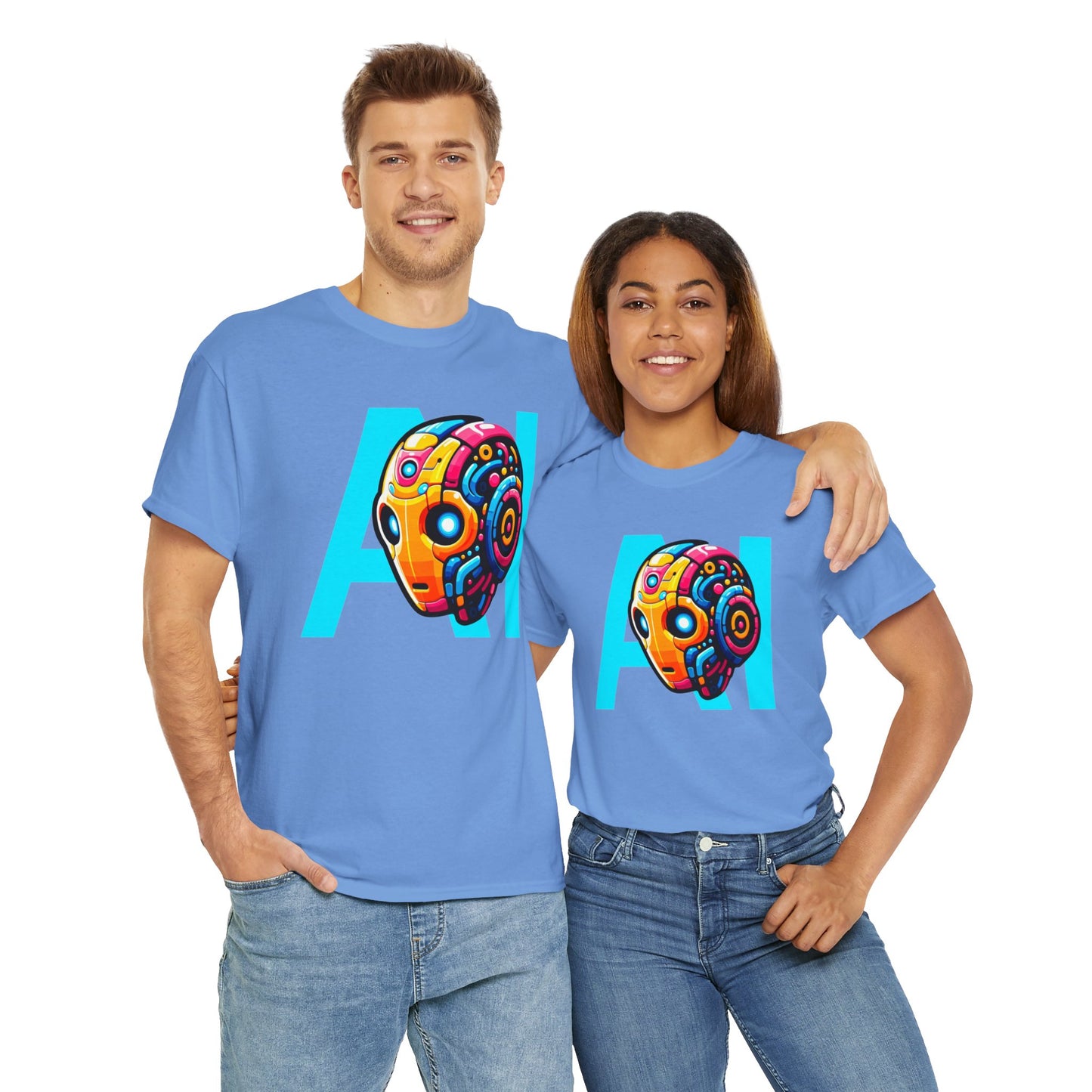 Artificial Intelligence Unisex Heavy Cotton Tee