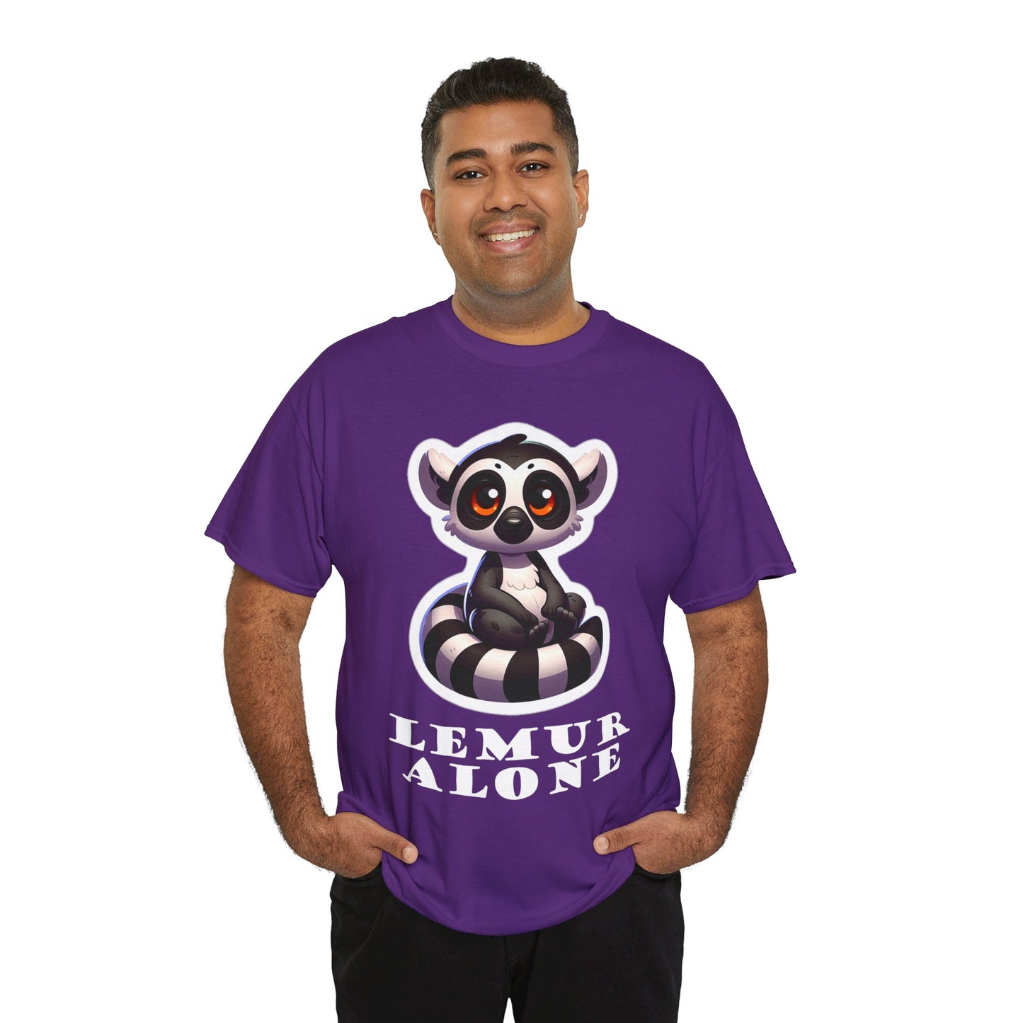 Lemur Alone Unisex Heavy Cotton Tee