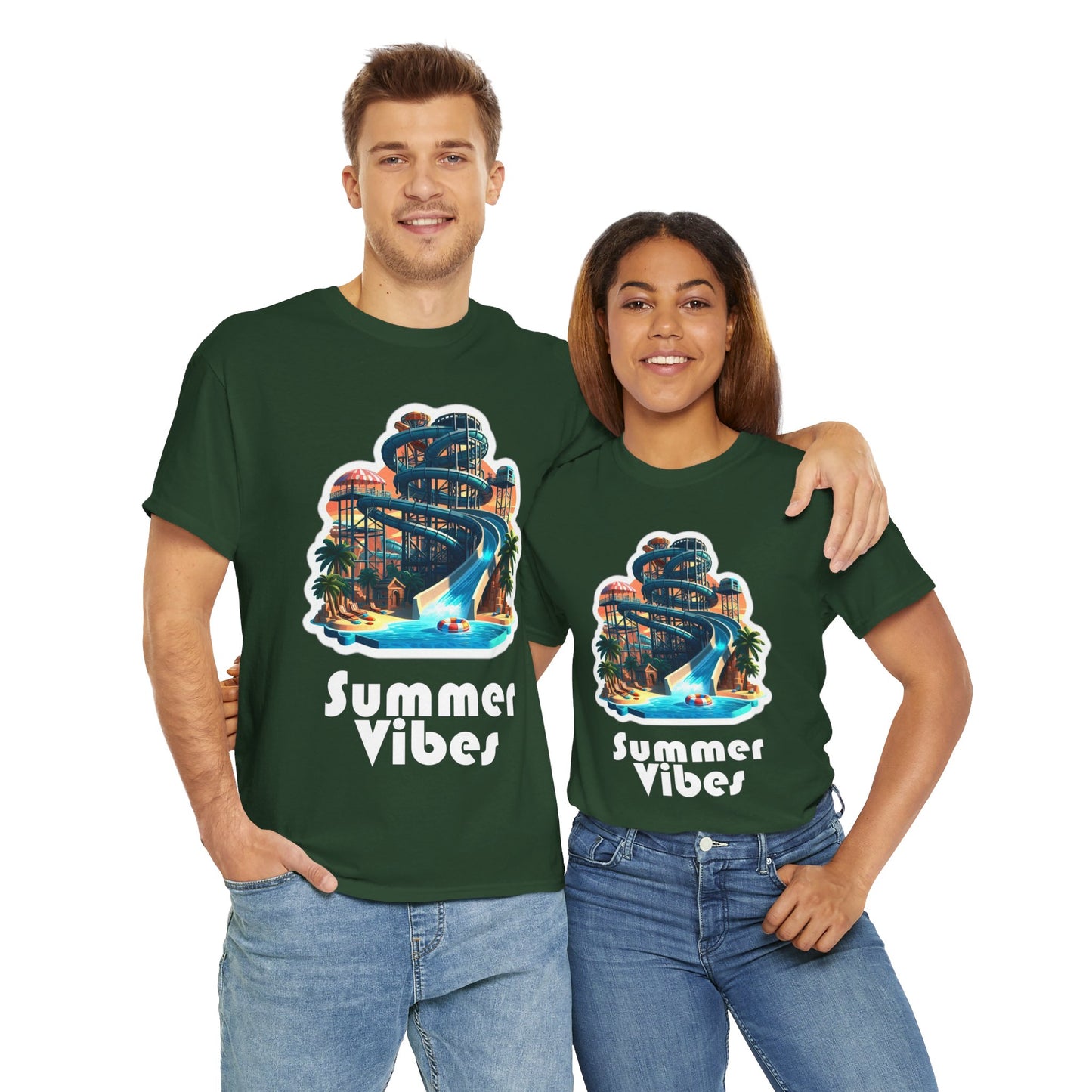 Summer Vibes Unisex Heavy Cotton Tee