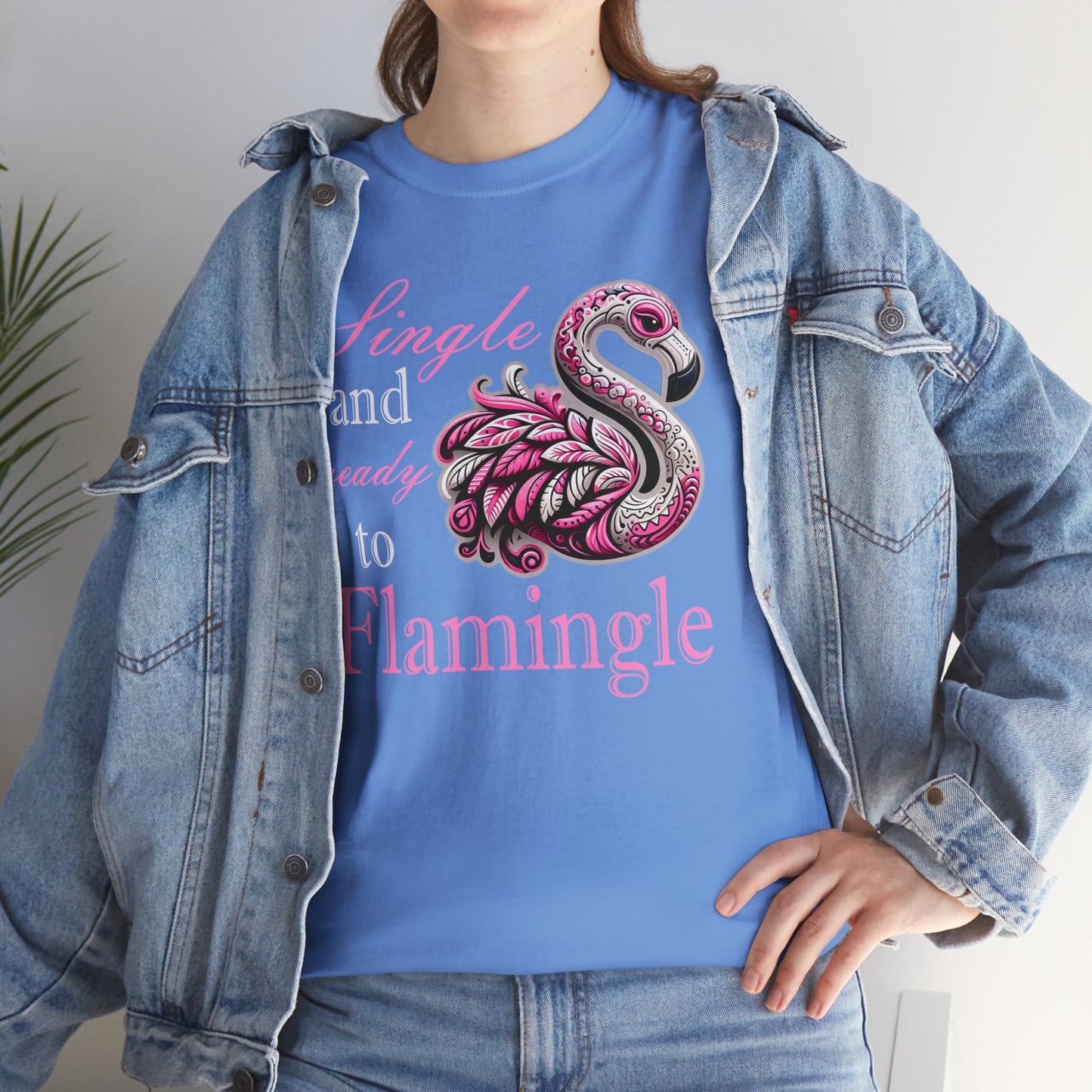 Ready to Flamingle Unisex Heavy Cotton Tee