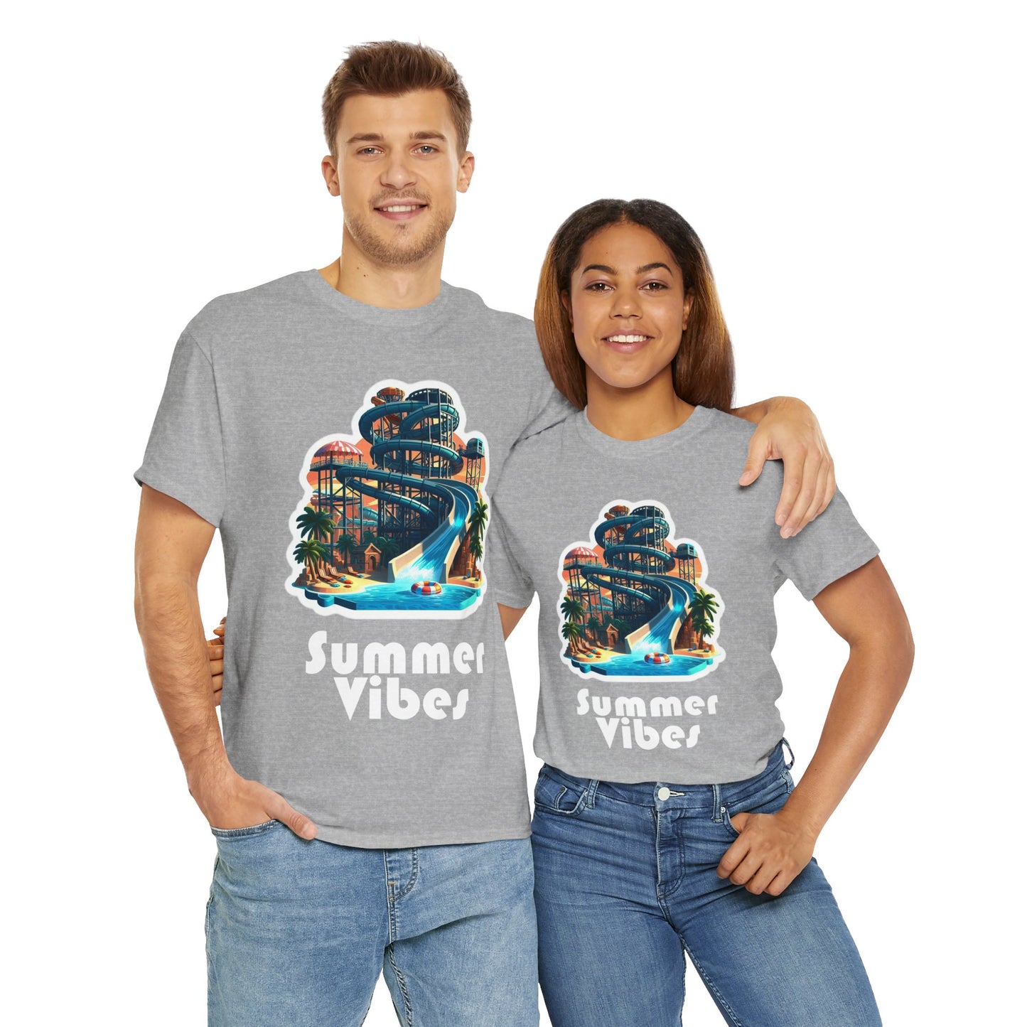 Summer Vibes Unisex Heavy Cotton Tee