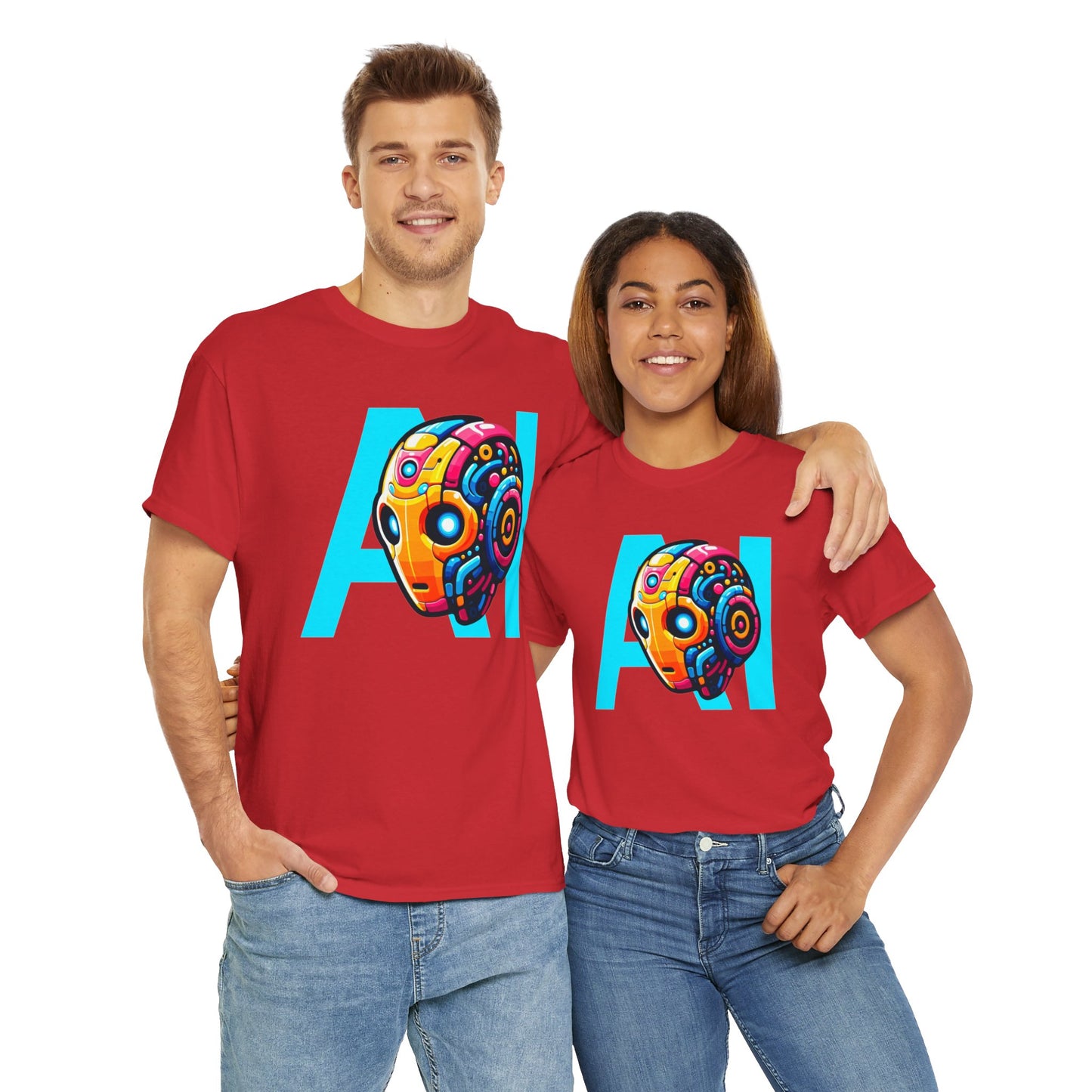Artificial Intelligence Unisex Heavy Cotton Tee