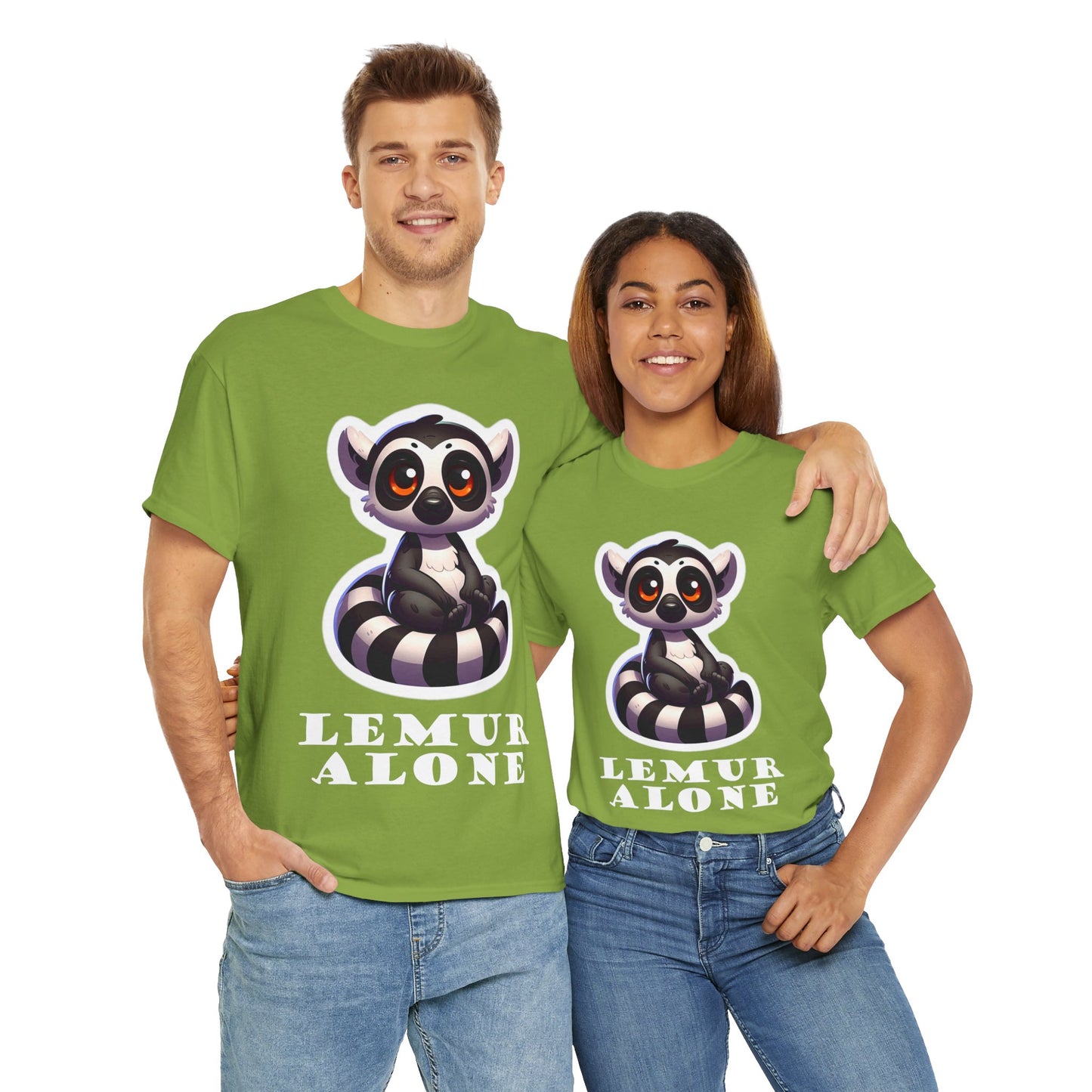 Lemur Alone Unisex Heavy Cotton Tee