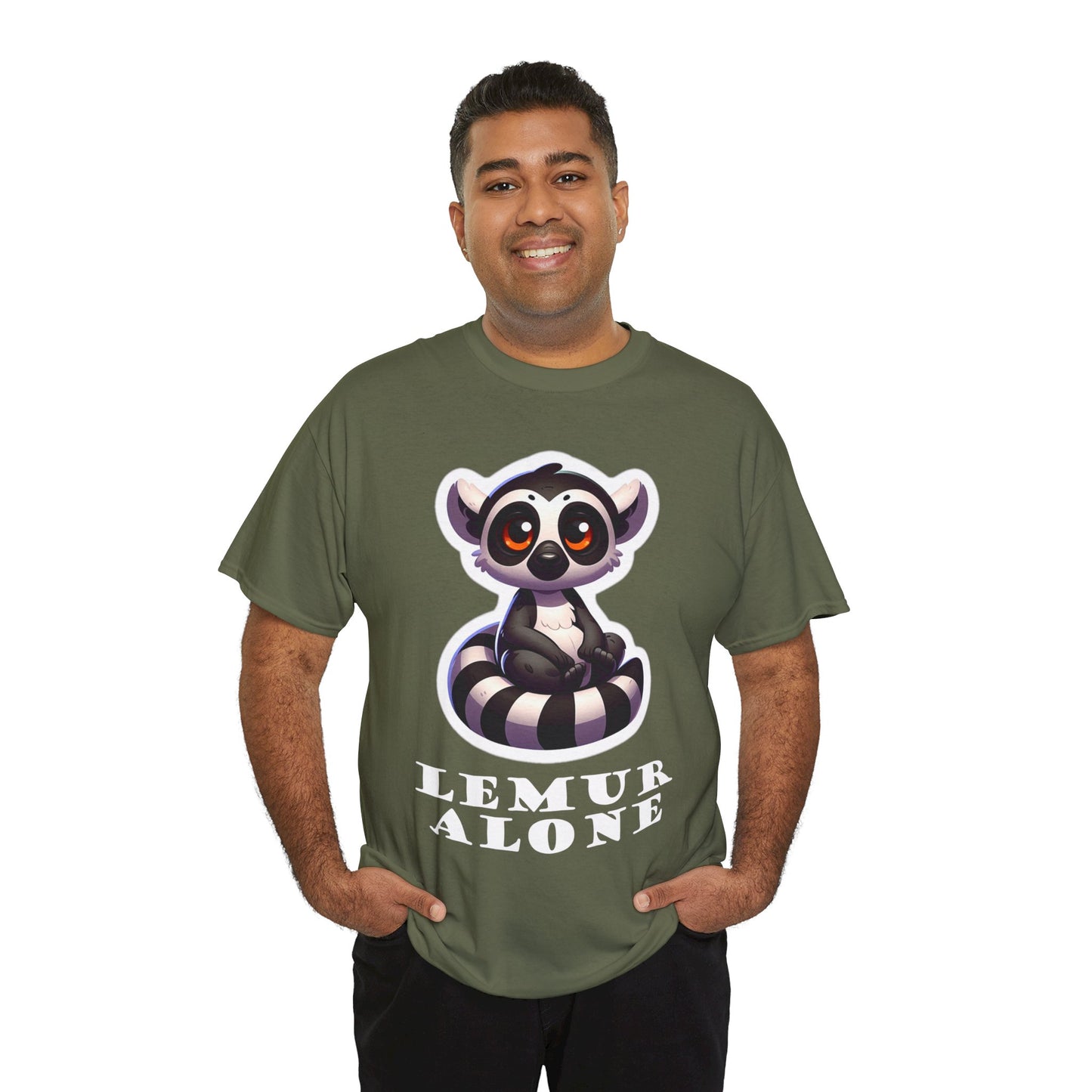 Lemur Alone Unisex Heavy Cotton Tee