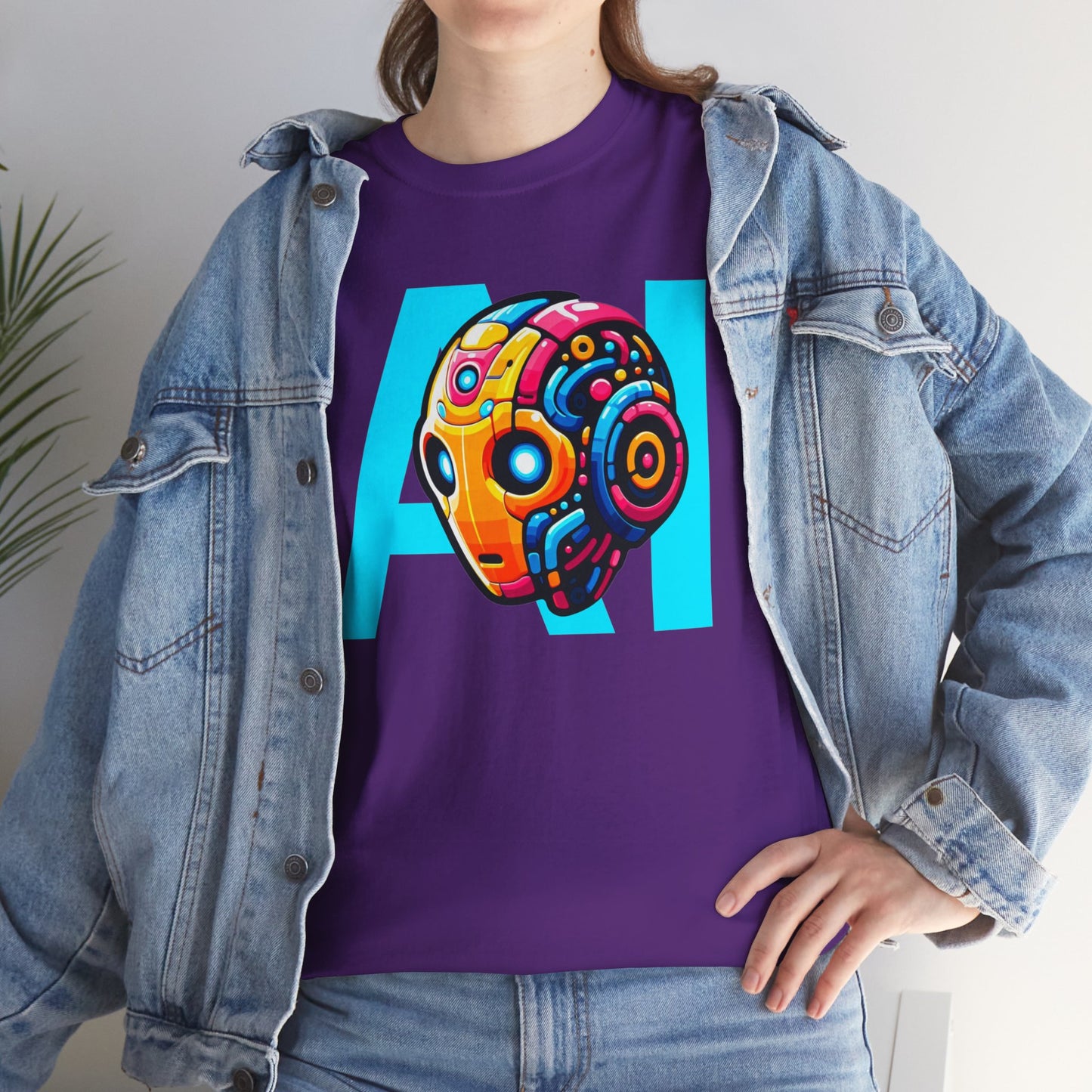 Artificial Intelligence Unisex Heavy Cotton Tee