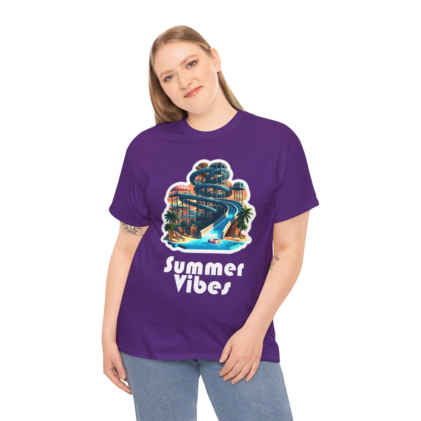 Summer Vibes Unisex Heavy Cotton Tee