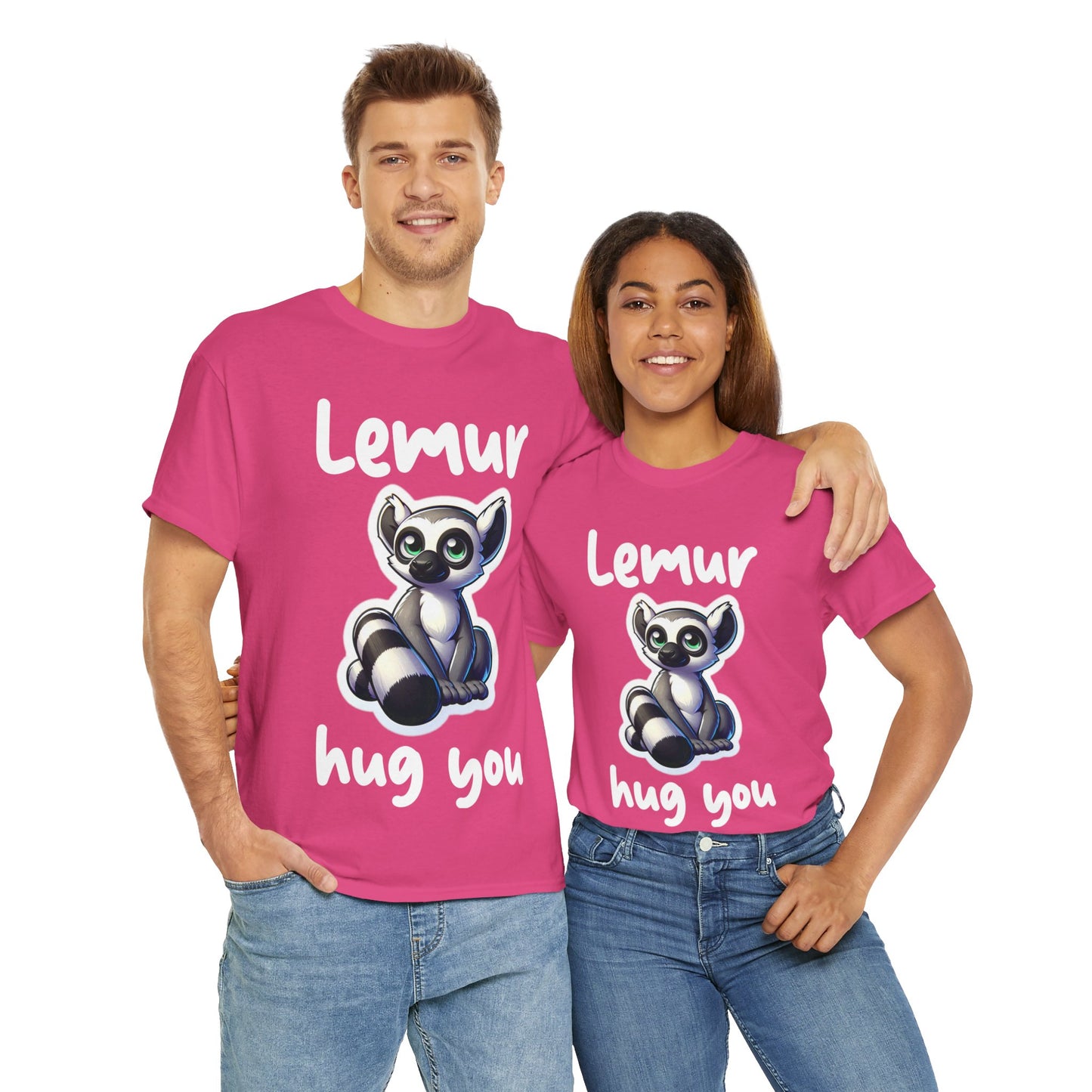 Lemur Hug You Unisex Heavy Cotton Tee