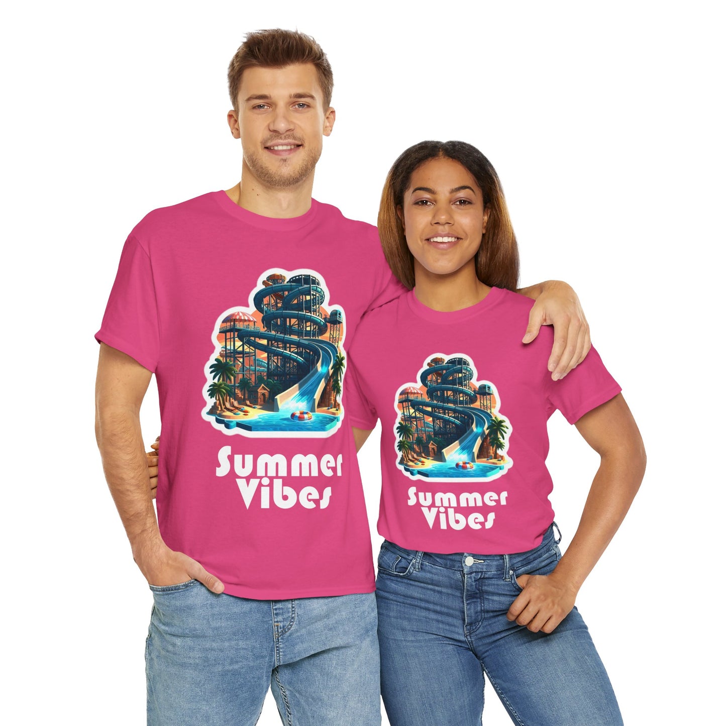 Summer Vibes Unisex Heavy Cotton Tee