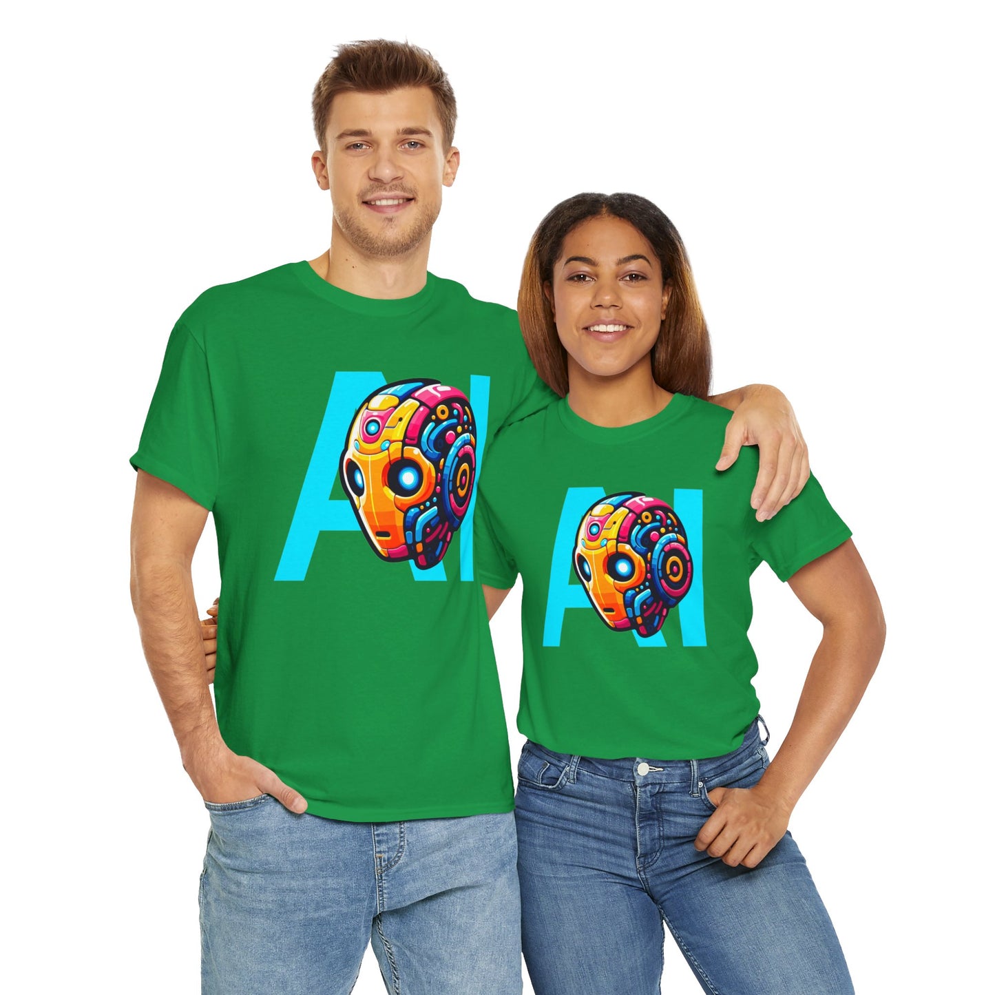 Artificial Intelligence Unisex Heavy Cotton Tee