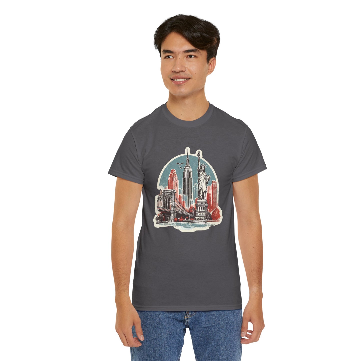 Statue of Liberty Unisex Heavy Cotton Tee
