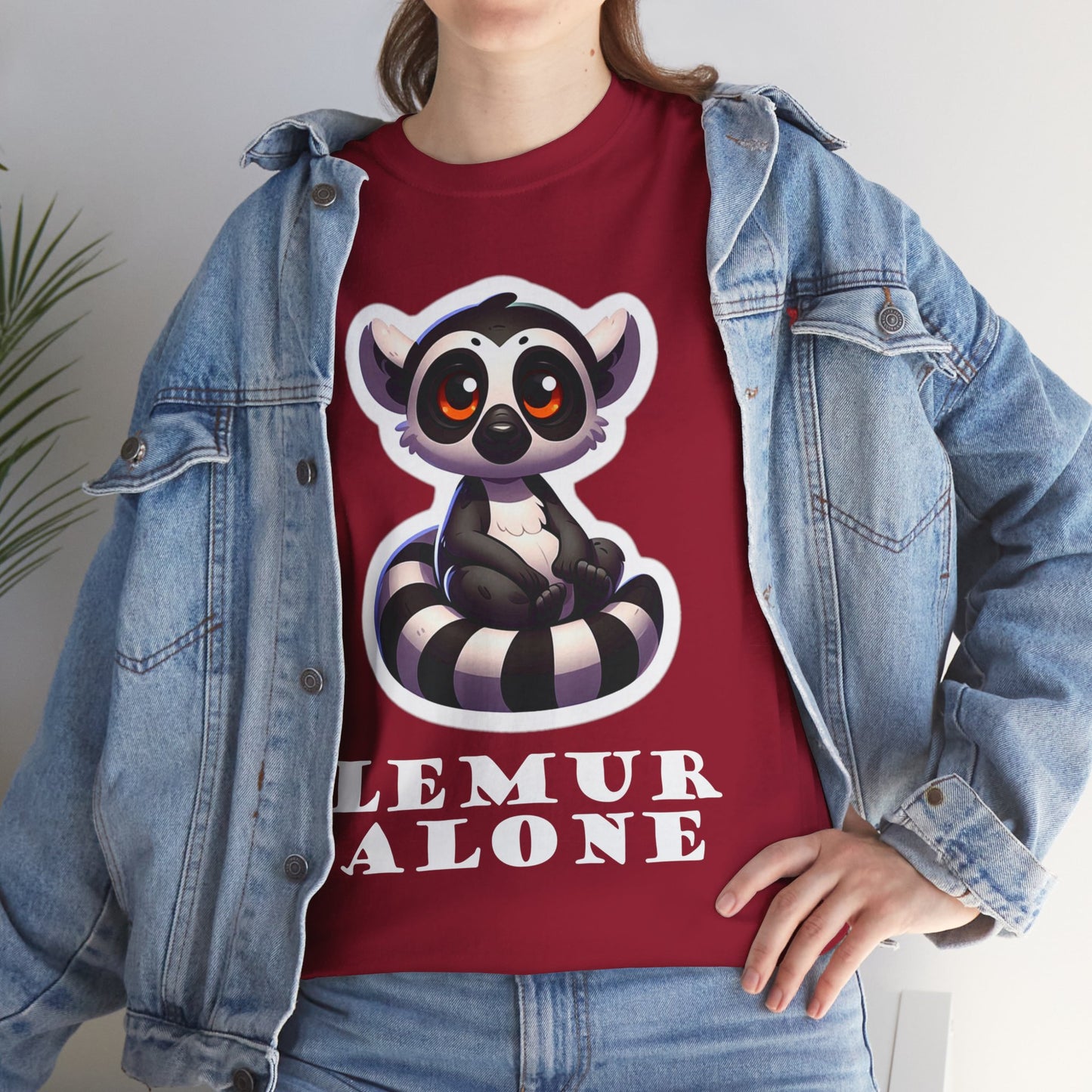 Lemur Alone Unisex Heavy Cotton Tee