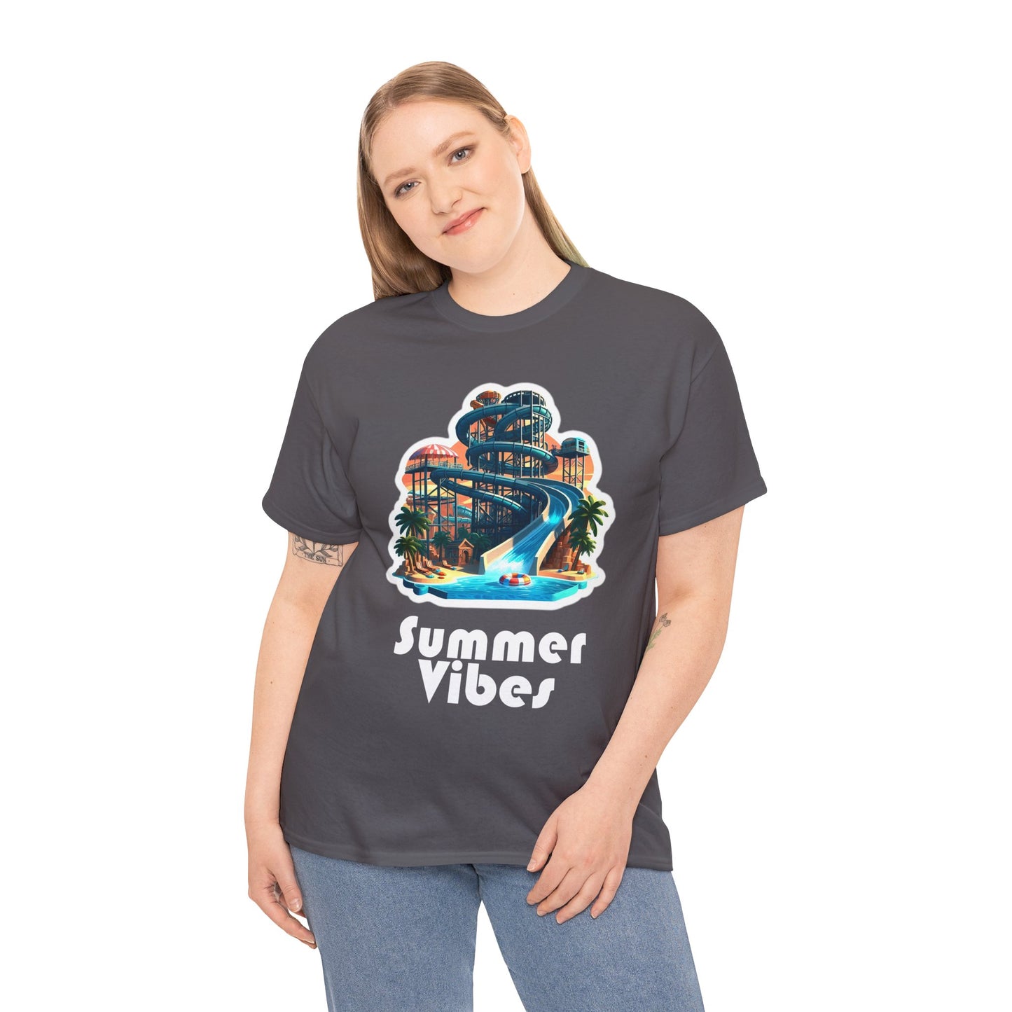 Summer Vibes Unisex Heavy Cotton Tee