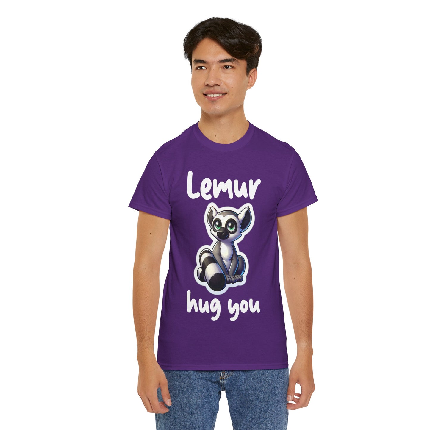 Lemur Hug You Unisex Heavy Cotton Tee