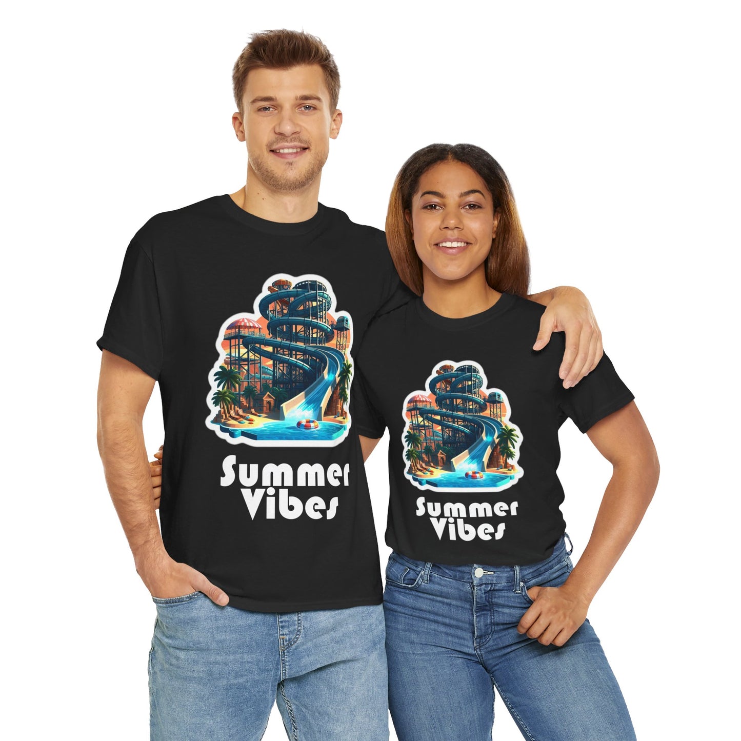 Summer Vibes Unisex Heavy Cotton Tee