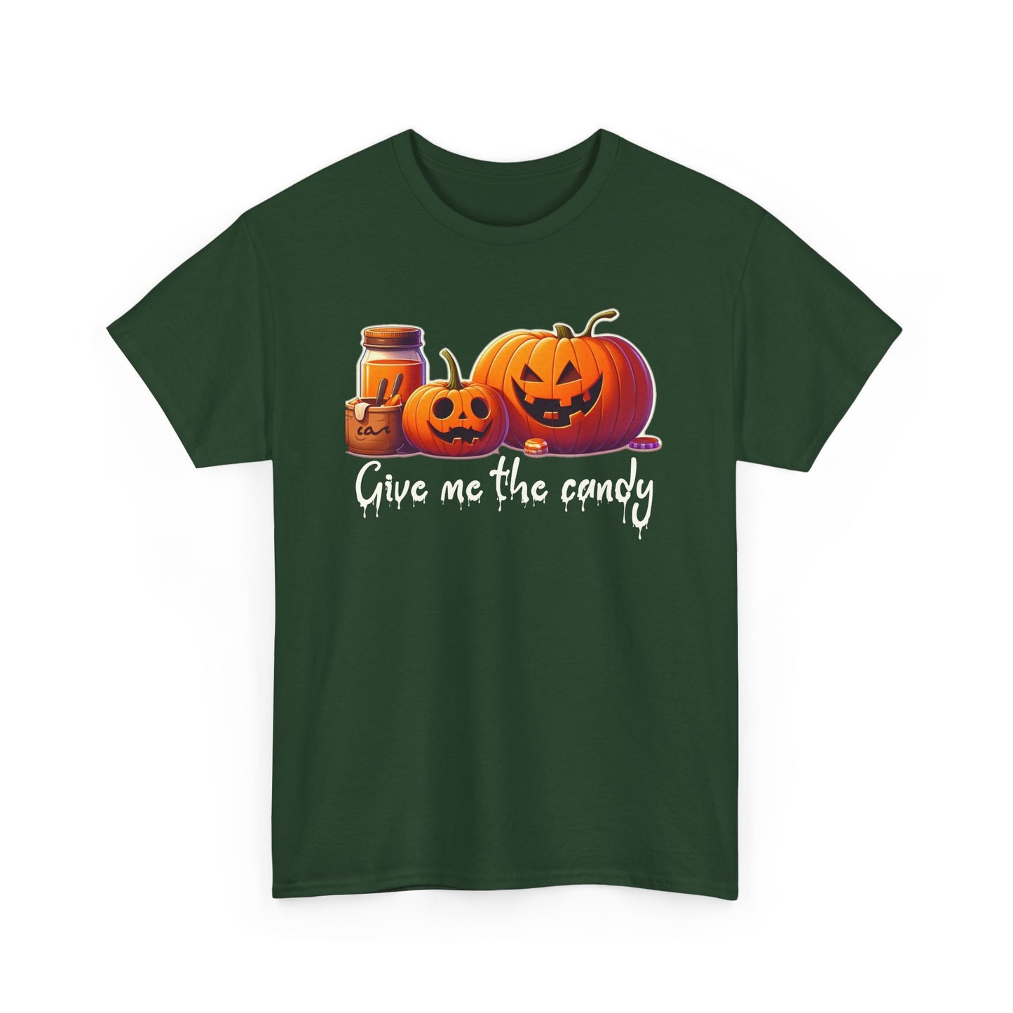 Give me the Candy Halloween Unisex Heavy Cotton Tee