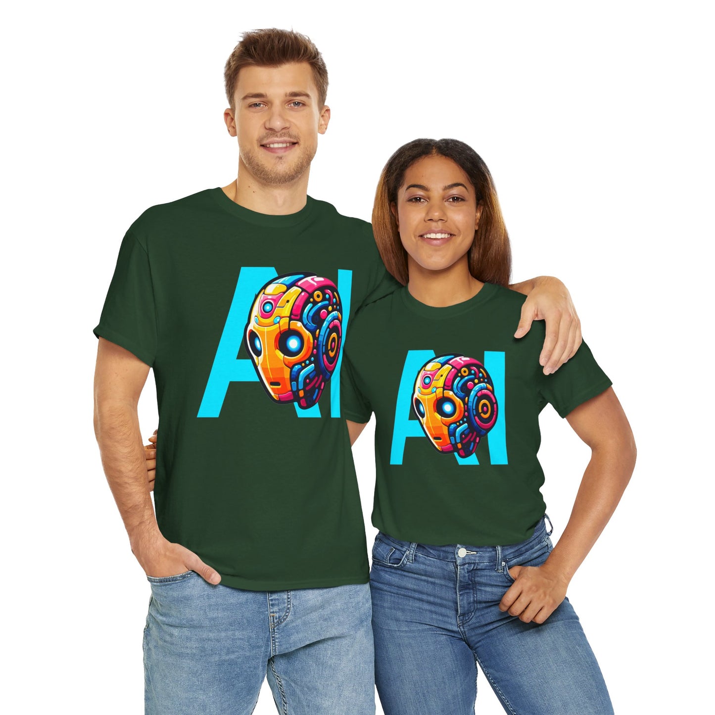 Artificial Intelligence Unisex Heavy Cotton Tee