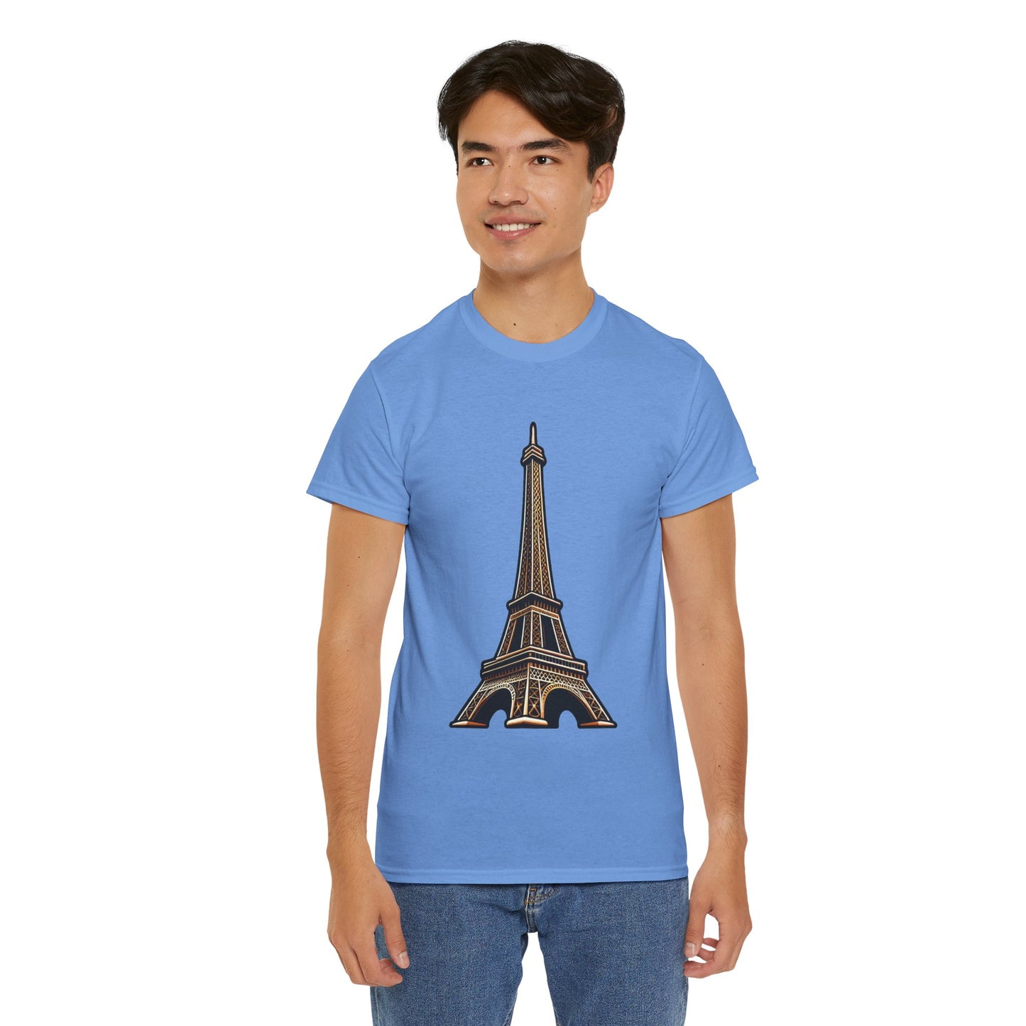 The Eiffel Tower Unisex Heavy Cotton Tee