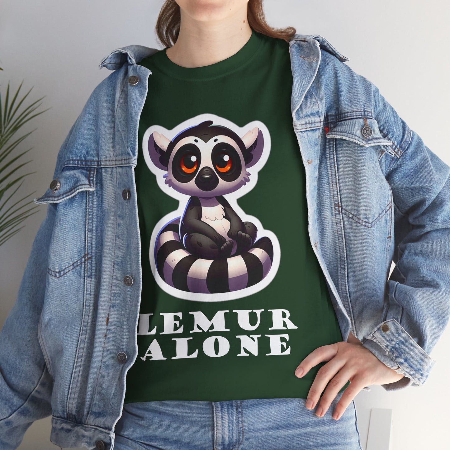 Lemur Alone Unisex Heavy Cotton Tee