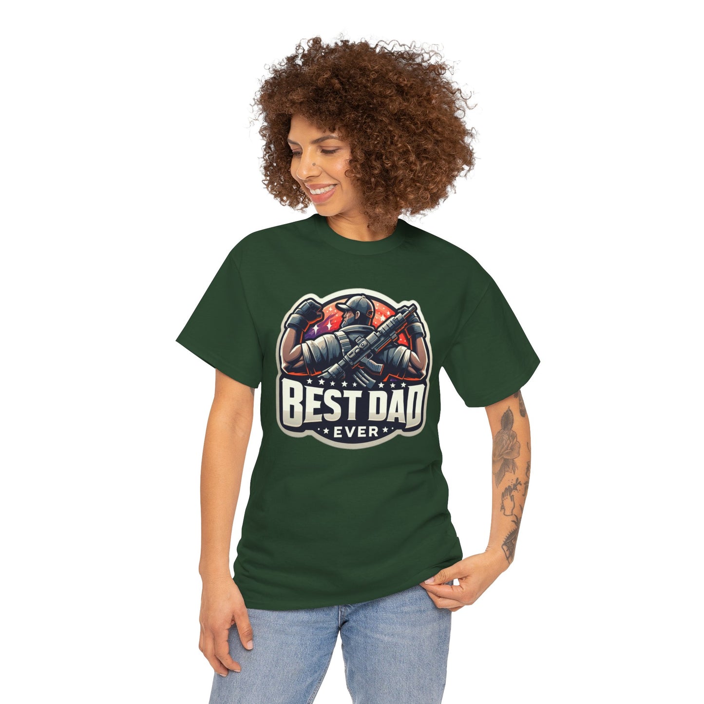 Best Dad Ever Unisex Heavy Cotton Tee