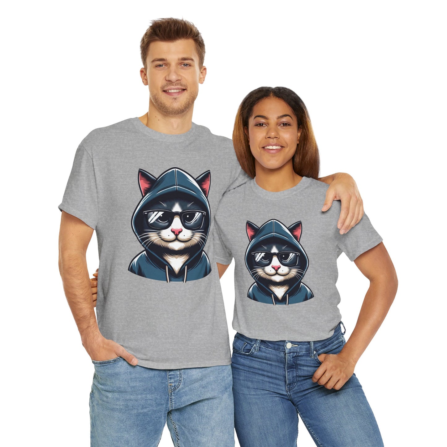 Miau hoodie 3 Unisex Heavy Cotton Tee