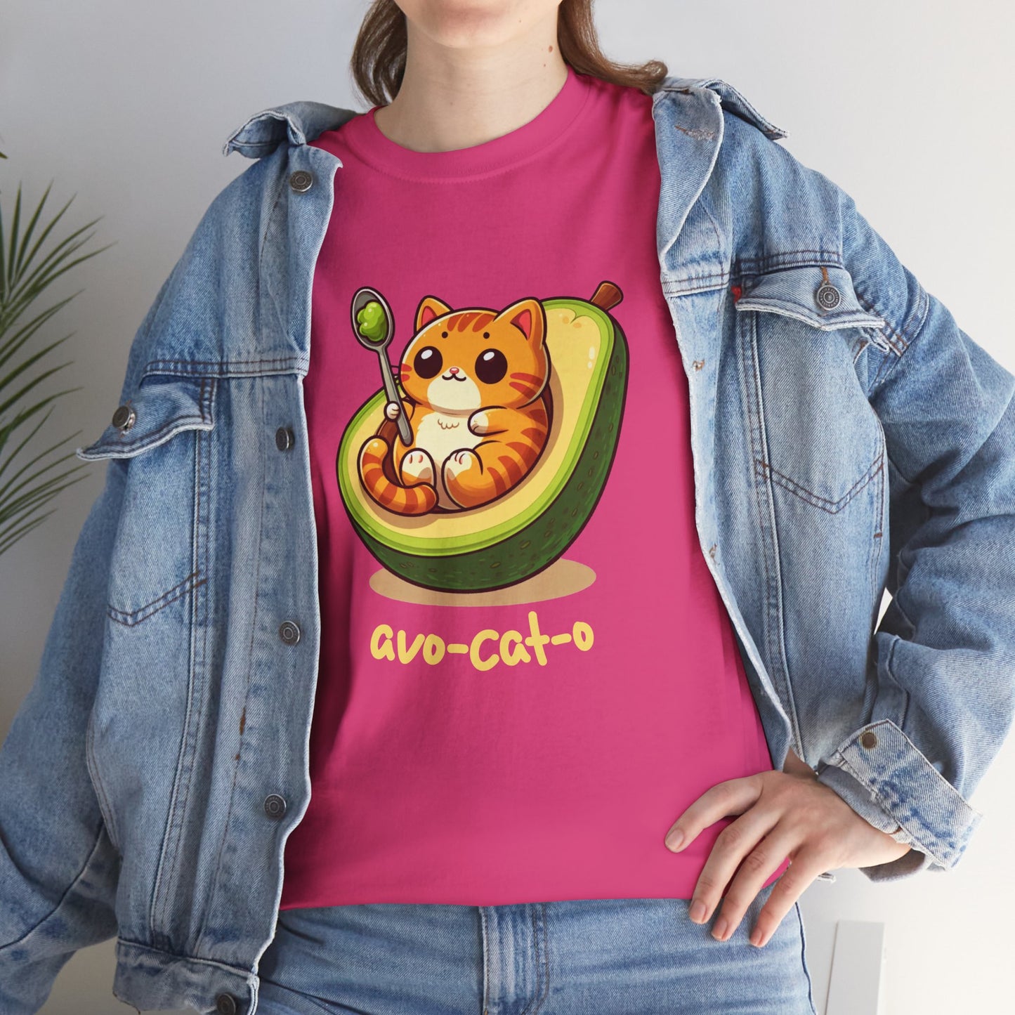 avo-cat-o Unisex Heavy Cotton Tee