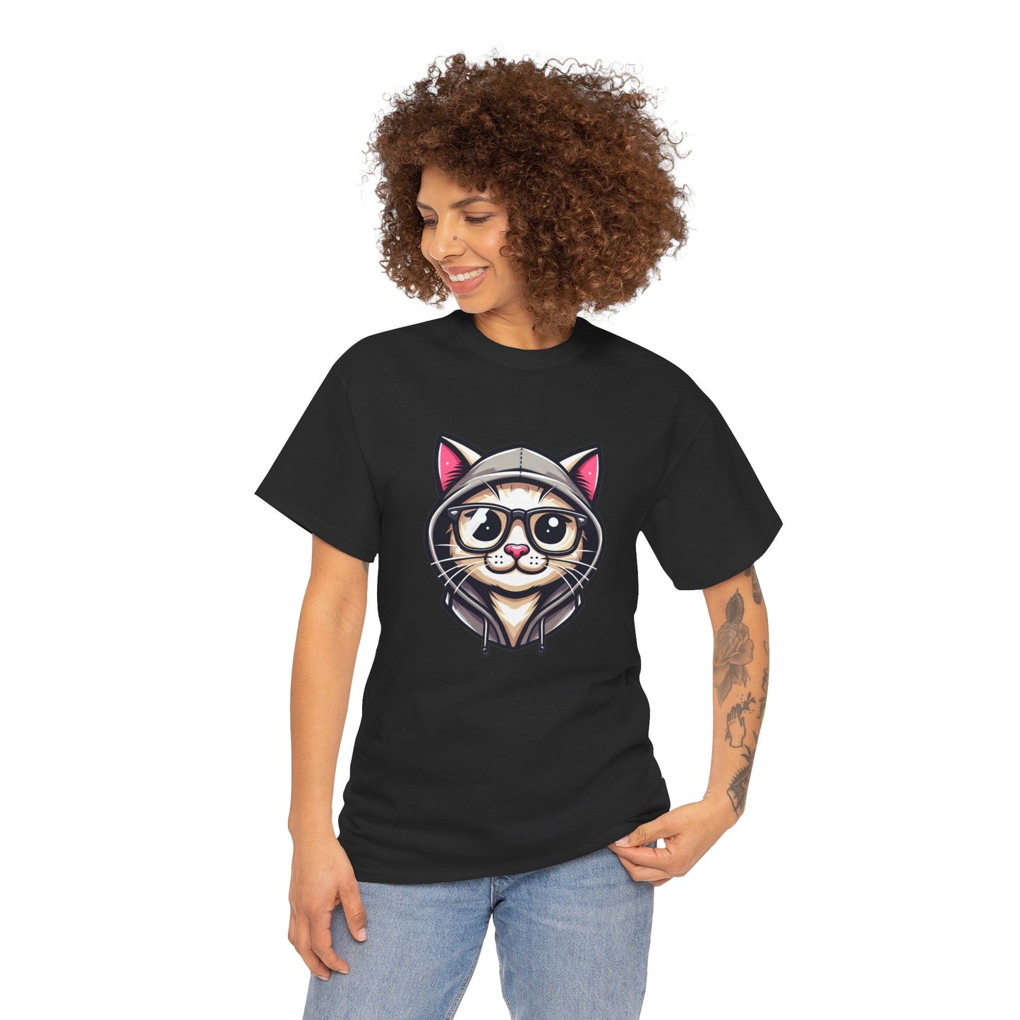 Miau hoodie 2 Unisex Heavy Cotton Tee