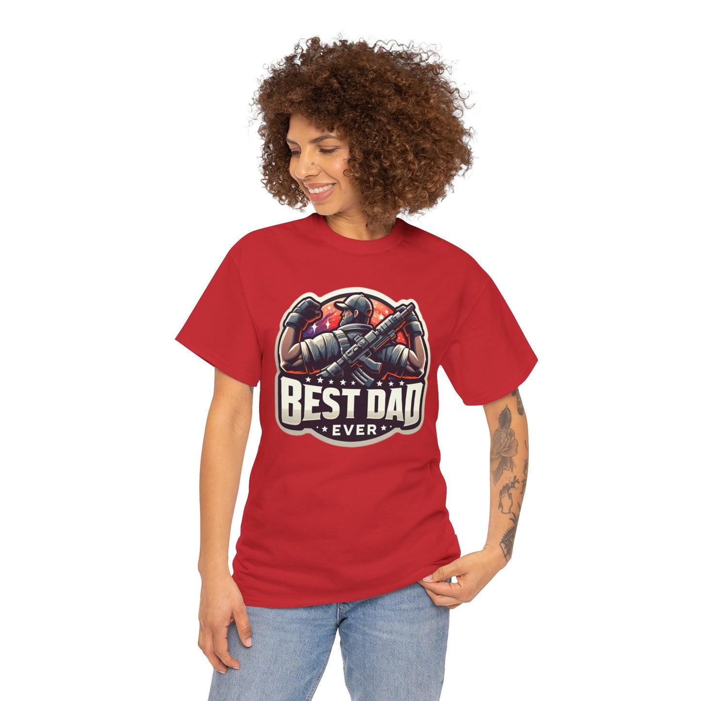 Best Dad Ever Unisex Heavy Cotton Tee