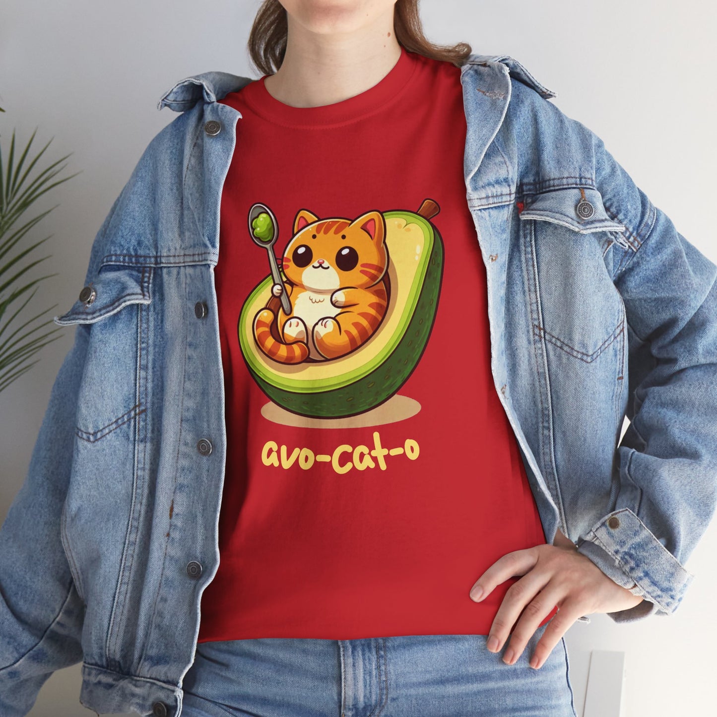 avo-cat-o Unisex Heavy Cotton Tee